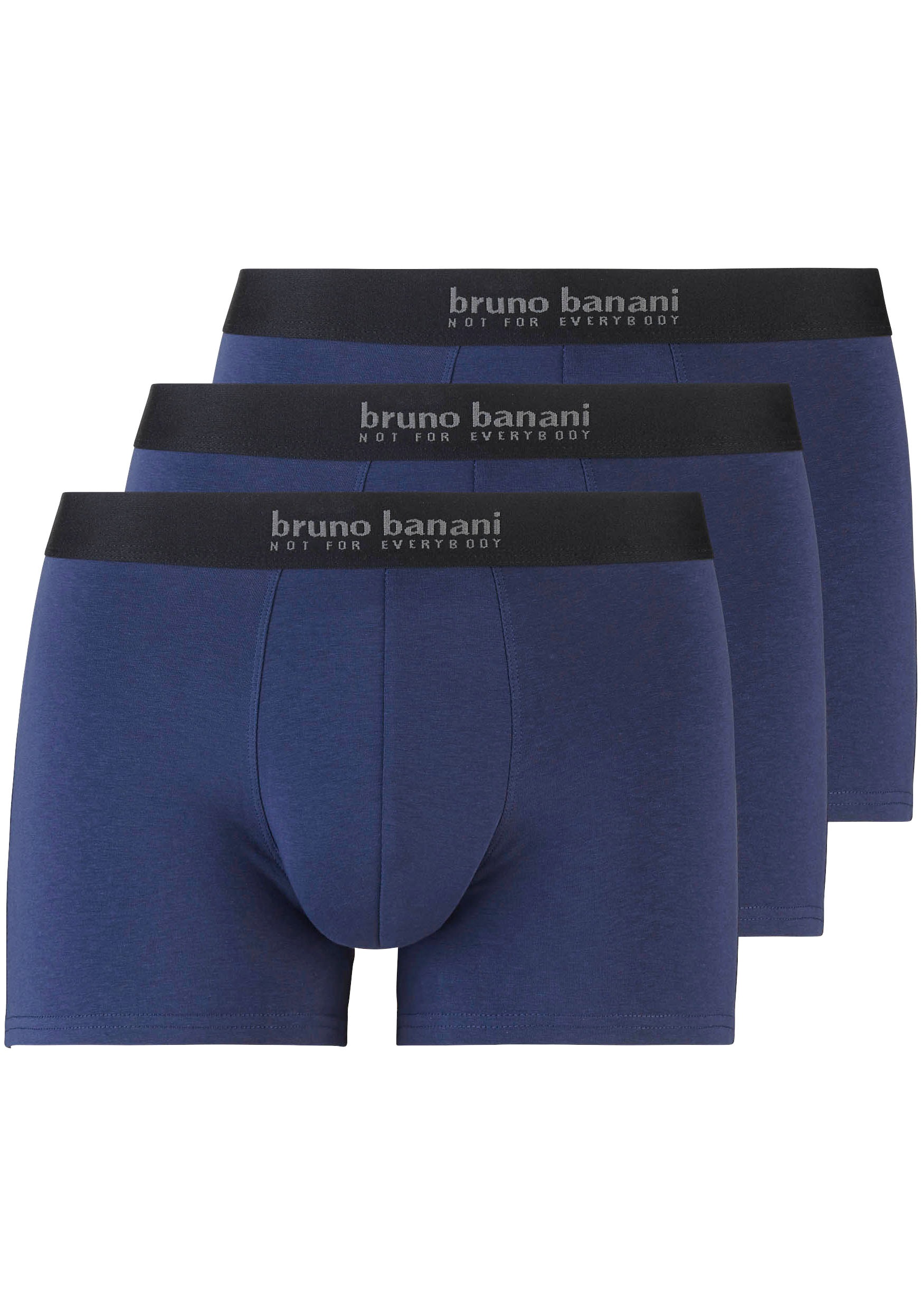 Bruno Banani Boxershorts "Short 3Pack Energy Cotton", (3er Pack), mit Schriftzug am Bund