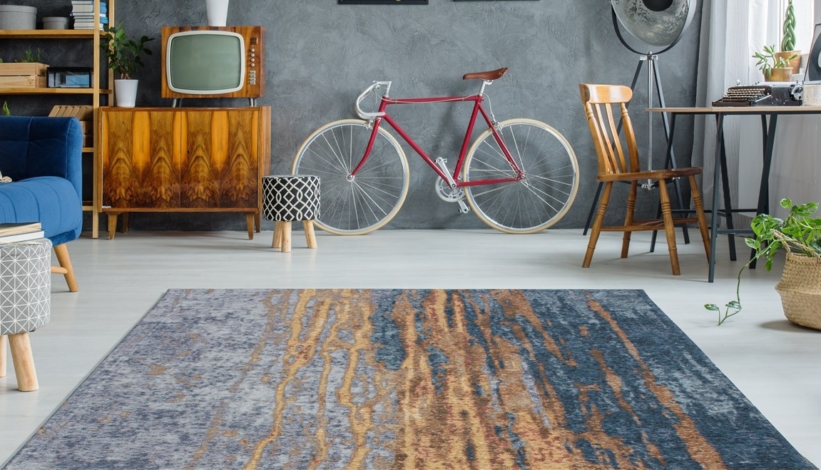 my home Teppich "Kendra" rechteckig 8 mm Höhe Wohnzimmer günstig online kaufen