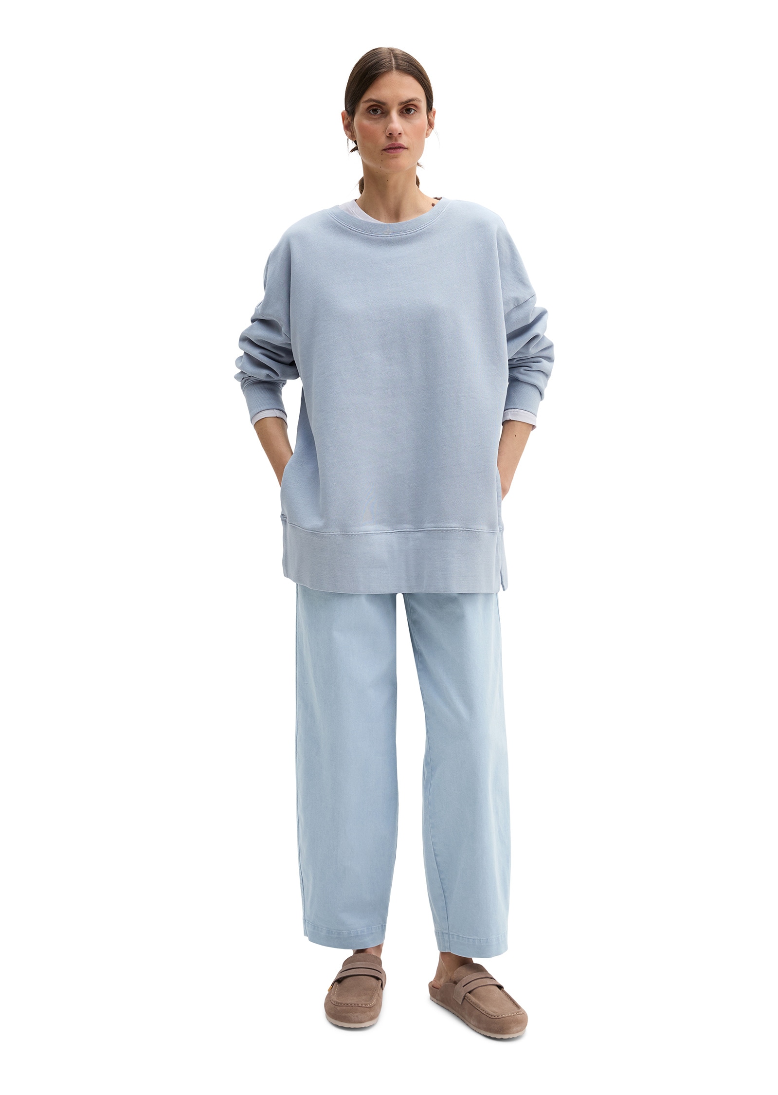 Marc O'Polo Sweatshirt »mit recycelter Baumwolle«
