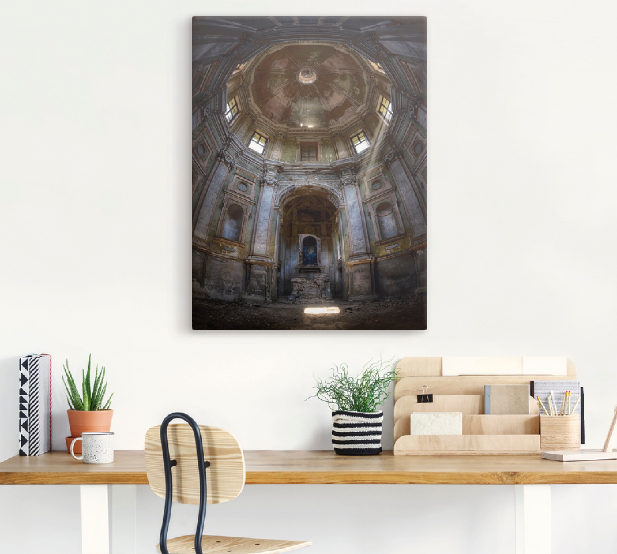 Artland Wandbild "Lost Place - marode Kirche - verlassen", Gebäude, (1 St.) günstig online kaufen