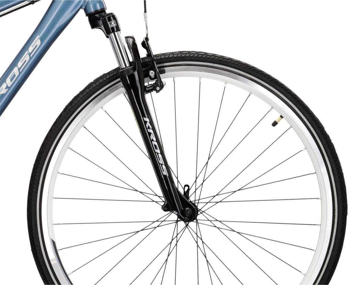 Kross Crossrad »Crossrad Herren 28" Move 1.0 blau 24 Gänge« 24 Gang Shimano ACERA M3020 Schaltwerk Kettenschaltung