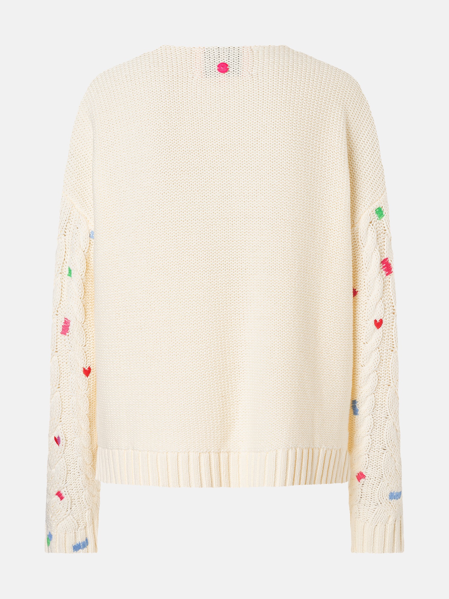 Lieblingsstück Strickpullover »DinziL« mit verspielten Stickdetails, Rundhals