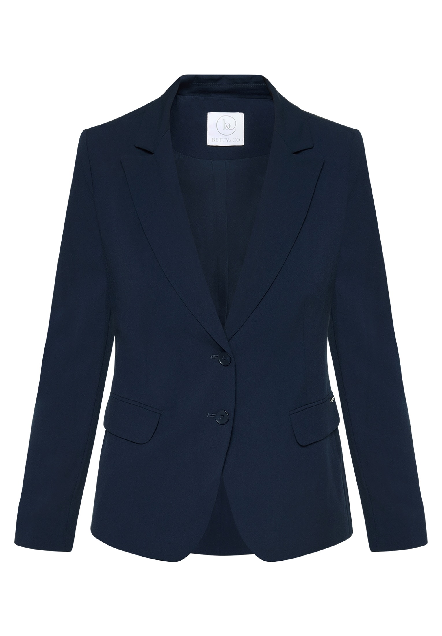 Betty&Co Longblazer "Damen Klassischer Blazer mit Taschen" Druckfutter günstig online kaufen