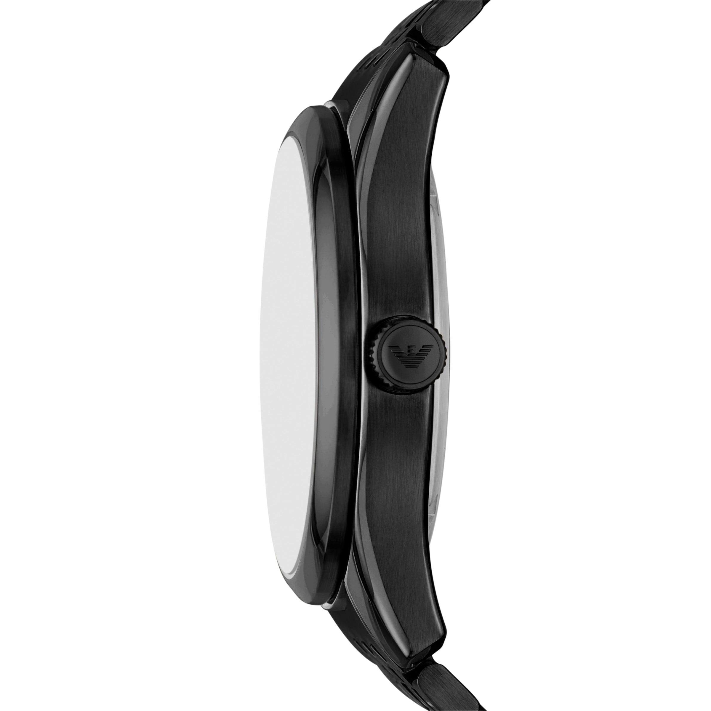 Emporio Armani Automatikuhr Armbanduhr, Herrenuhr, Mechanische Uhr, Edelstahlarmband, analog