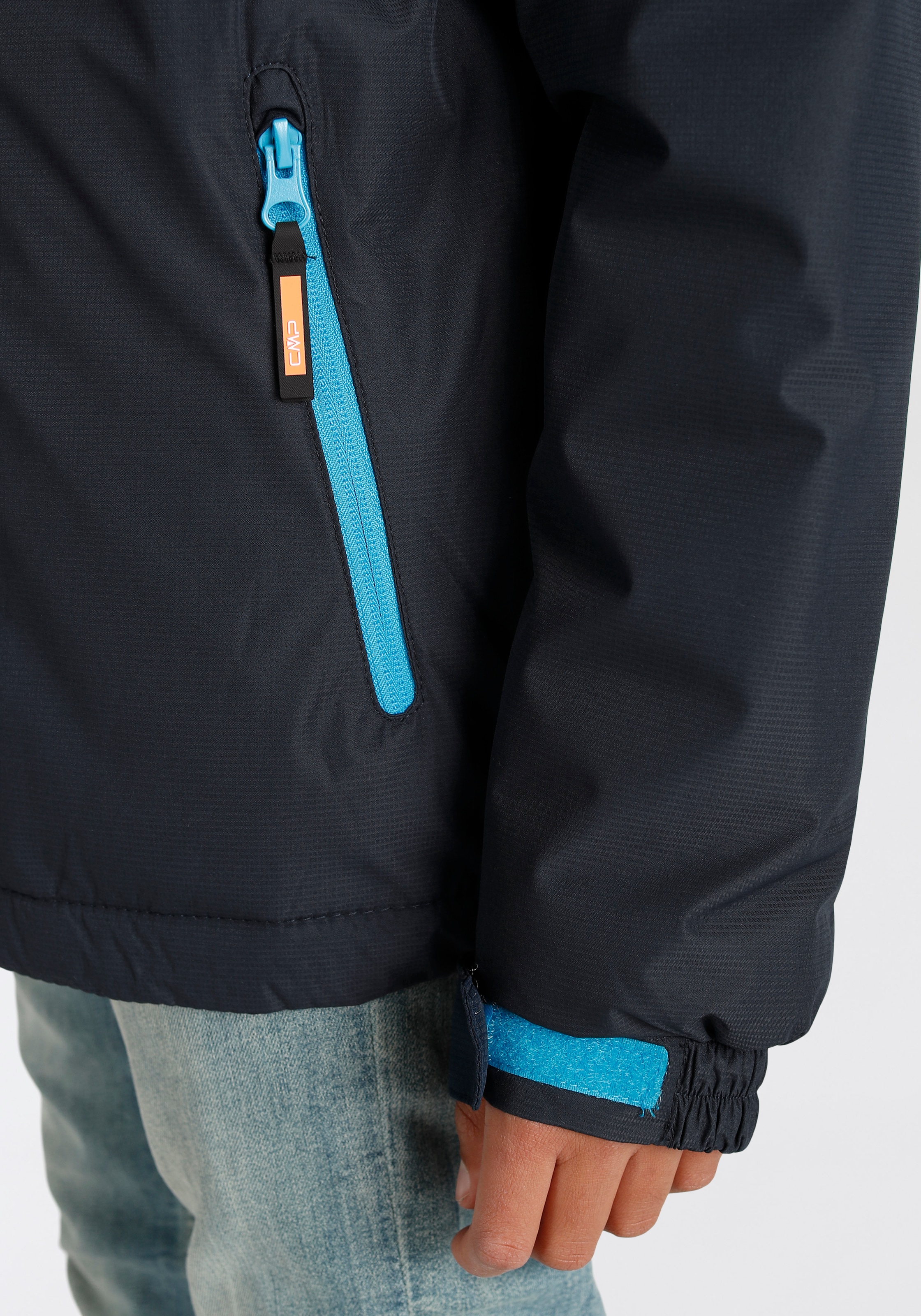 mit & HOOD BAUR trocknend CMP & Wärmend für Atmungsaktiv Kinder«, JACKET »KID Kapuze, | FIX Outdoorjacke - Schnell