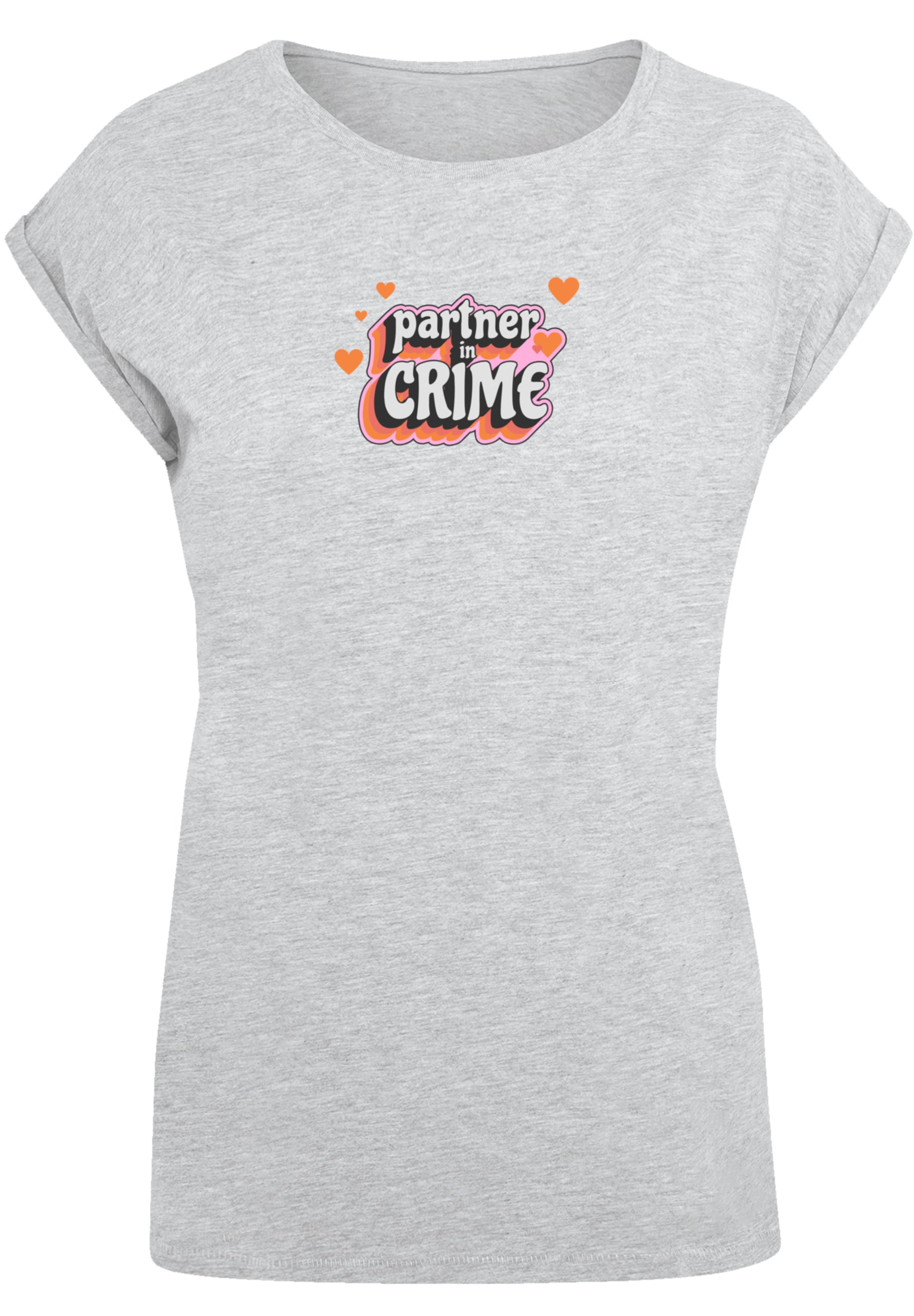 F4NT4STIC T-Shirt »Partner In Crime Valentinstag«, Premium Qualität