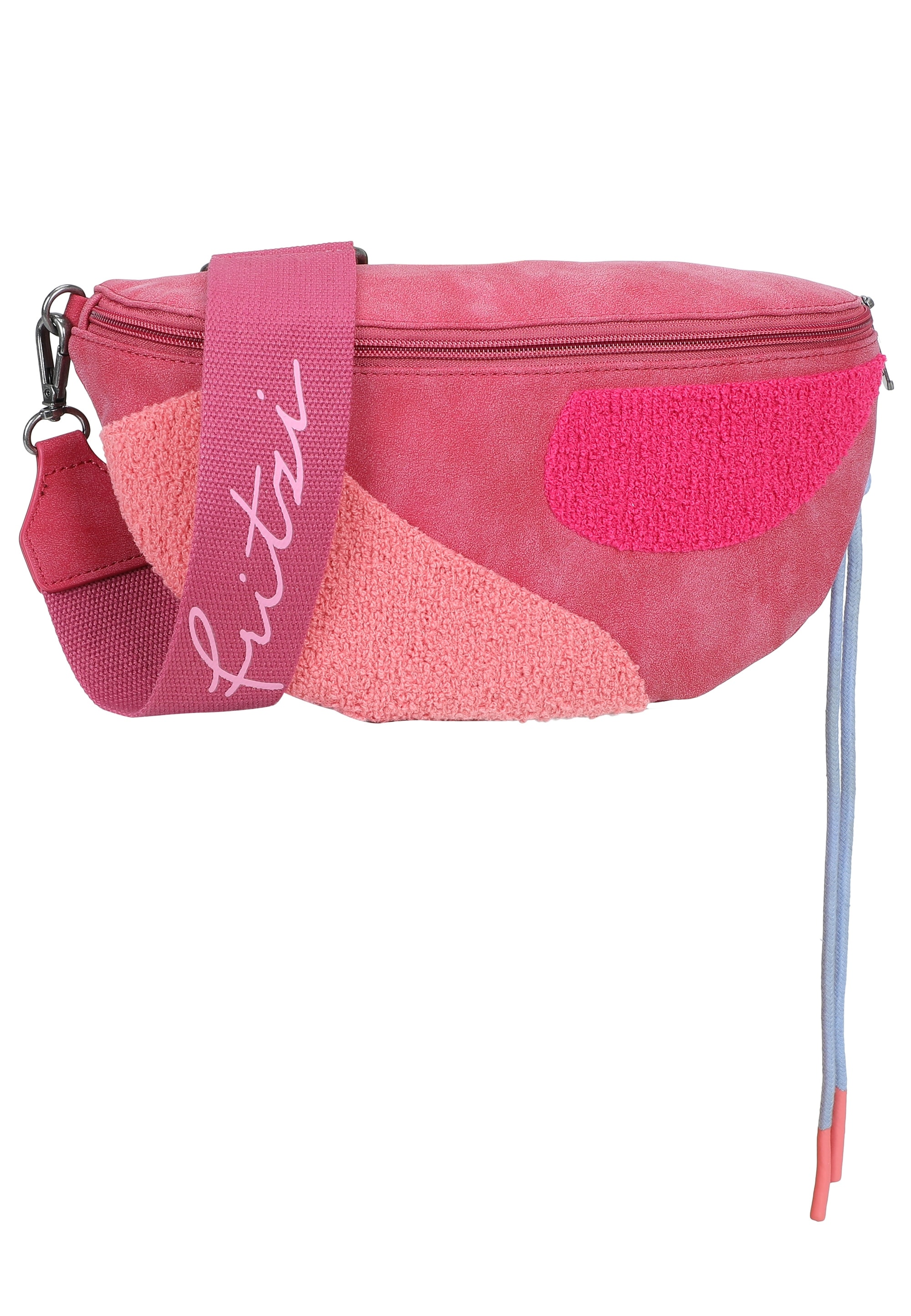 Fritzi aus Preußen Schultertasche »Medium Limited Happy Flocked Jive Soft Berry« mit weicher, moderner Flockung