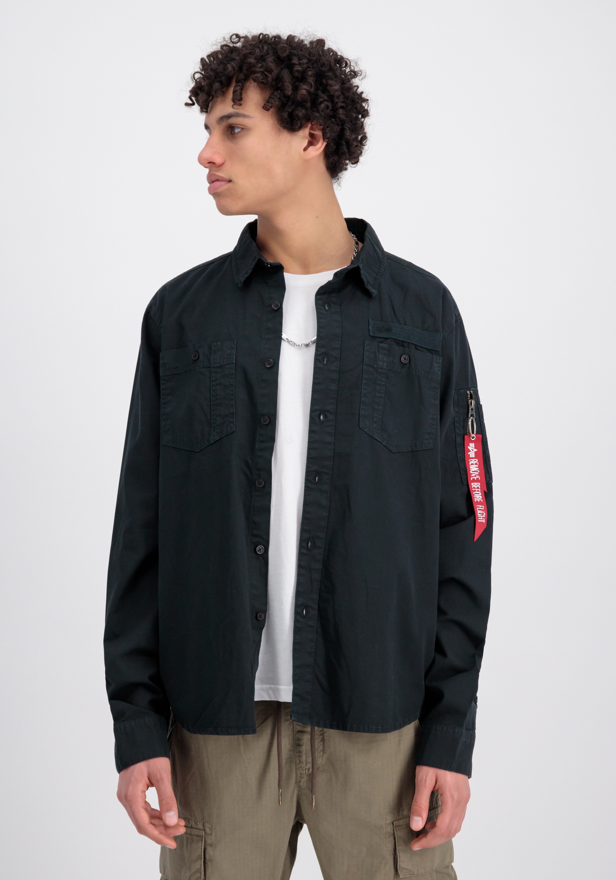 Thumbnail - Alpha Industries Oversize-Shirt "Air Force EMB Shirt"