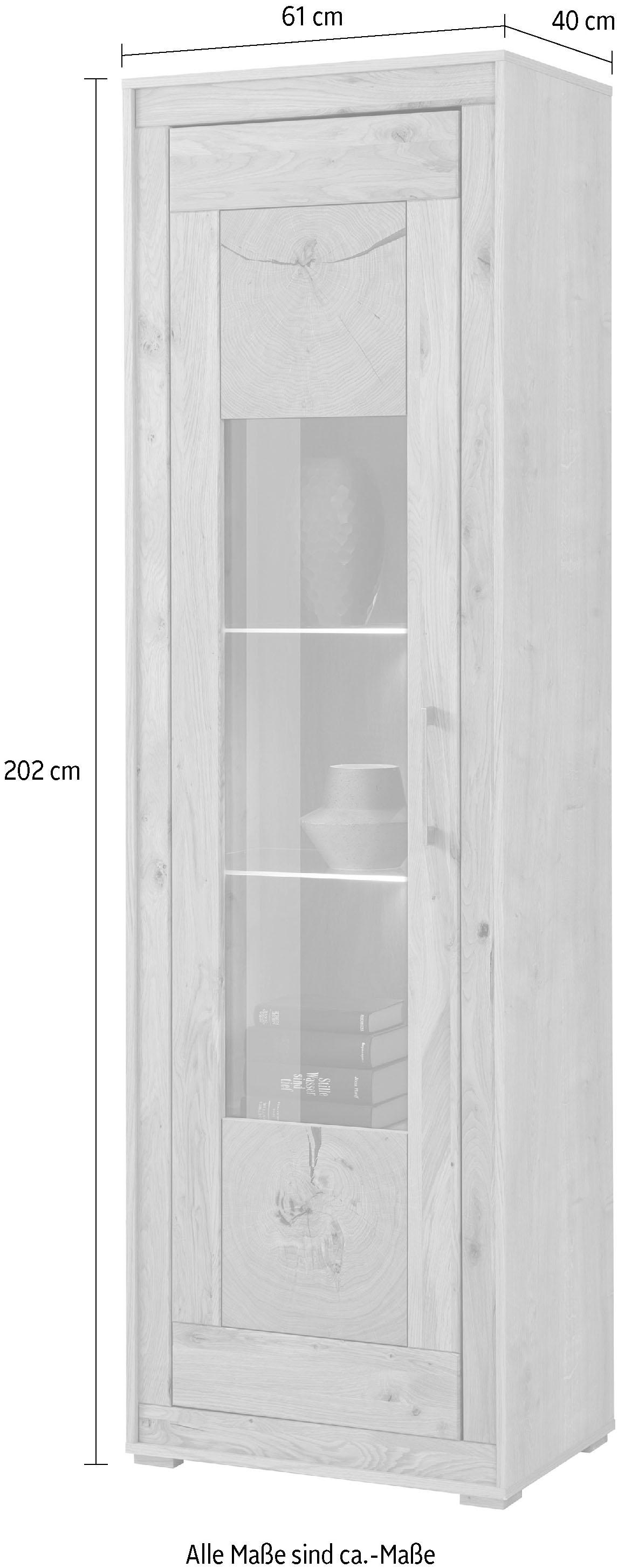 Vitrine, Höhe 202 cm mit Glaseinsatz online kaufen | BAUR
