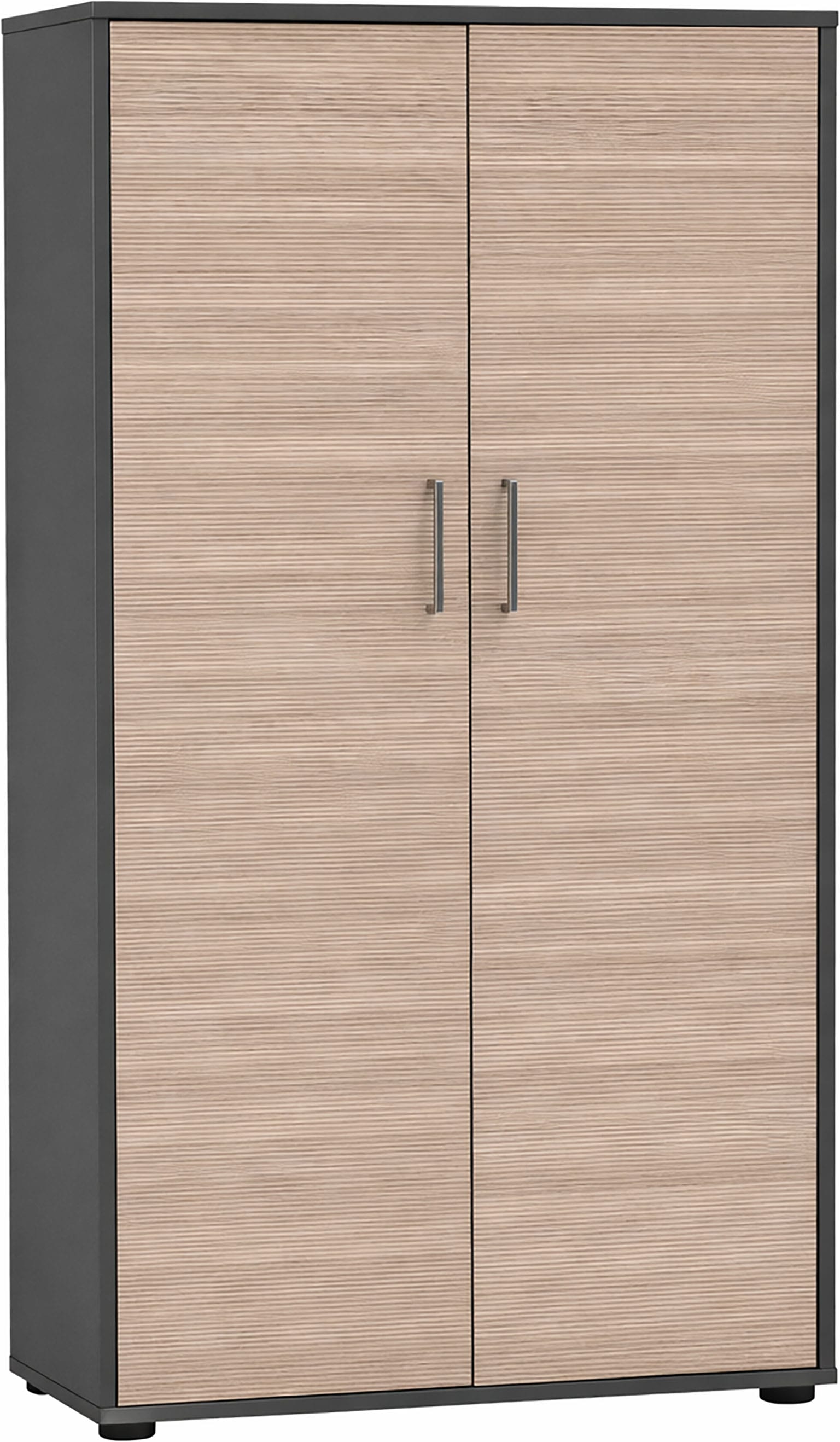 Schildmeyer Aktenschrank "METZ, 2 Türen in Canello, Höhe 150 cm, 8 Fächer, MADE IN GERMANY" 1 Stk. tlg. Fronten in Canello, MADE IN GERMANY