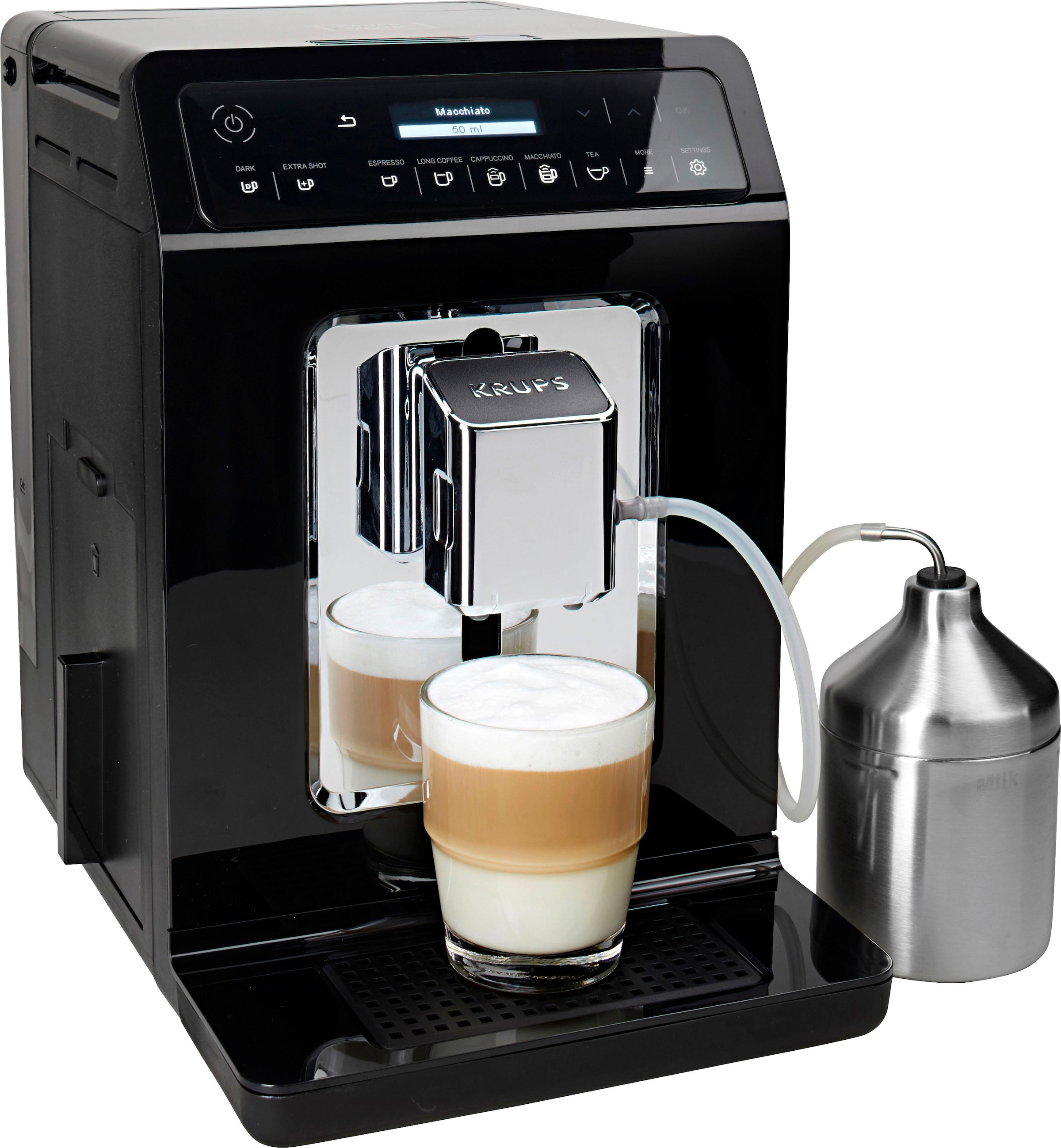 Krups Kaffeevollautomat »EA8918 Evidence«, OLED-Display, 12 Kaffee- und3 Tee-Variationen, 2-Tassen Funktion