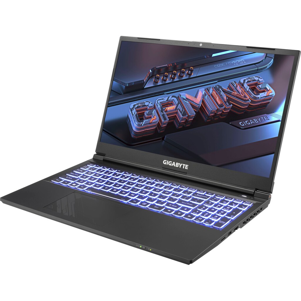 Gigabyte Gaming-Notebook »GIGABYTE G5 GE-51DE263SD«, 39,6 cm, / 15,6 Zoll, Intel, Core i5, GeForce RTX 3050, 512 GB SSD