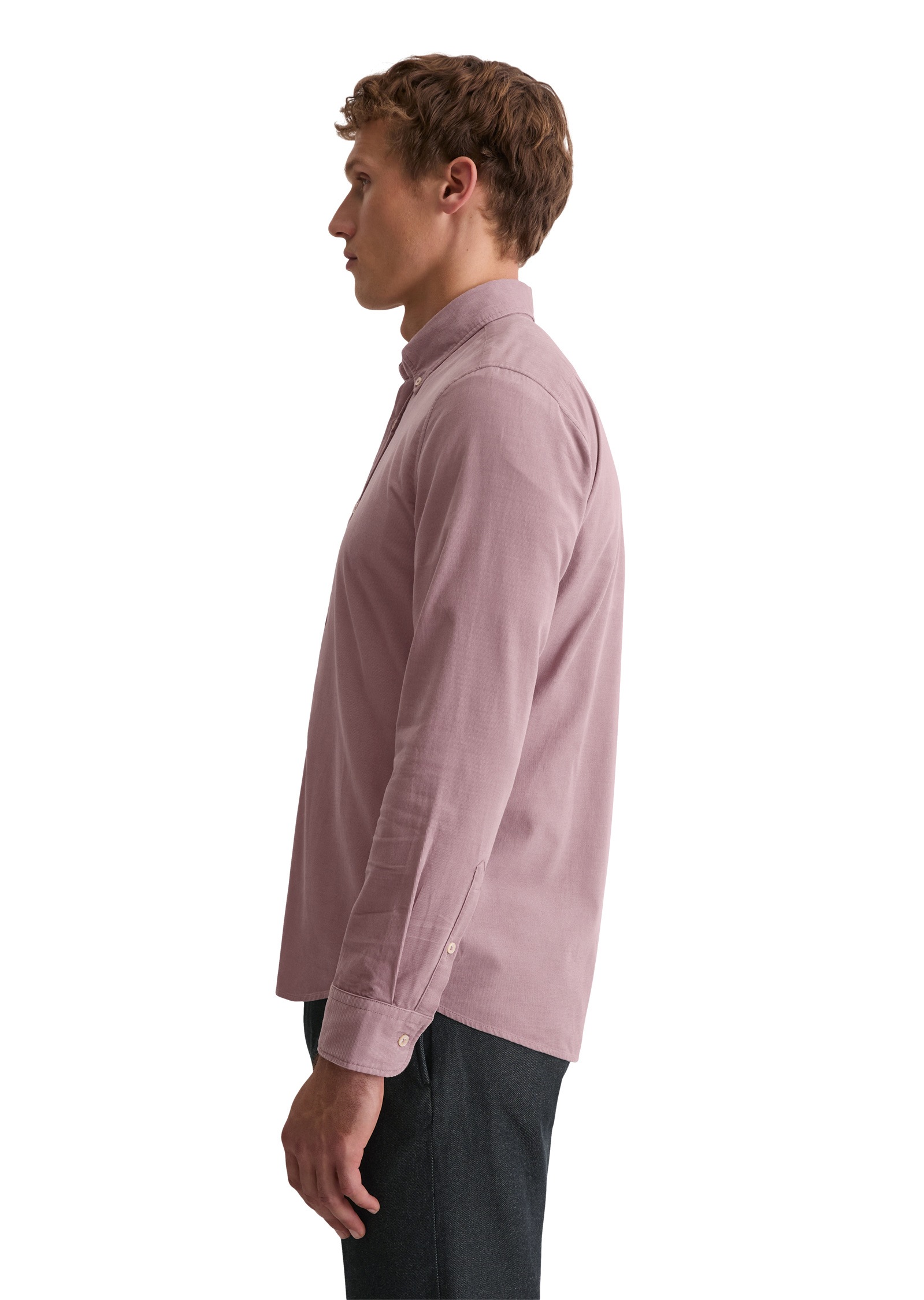 Marc OPolo Langarmhemd "aus reiner Bio-Baumwolle" günstig online kaufen