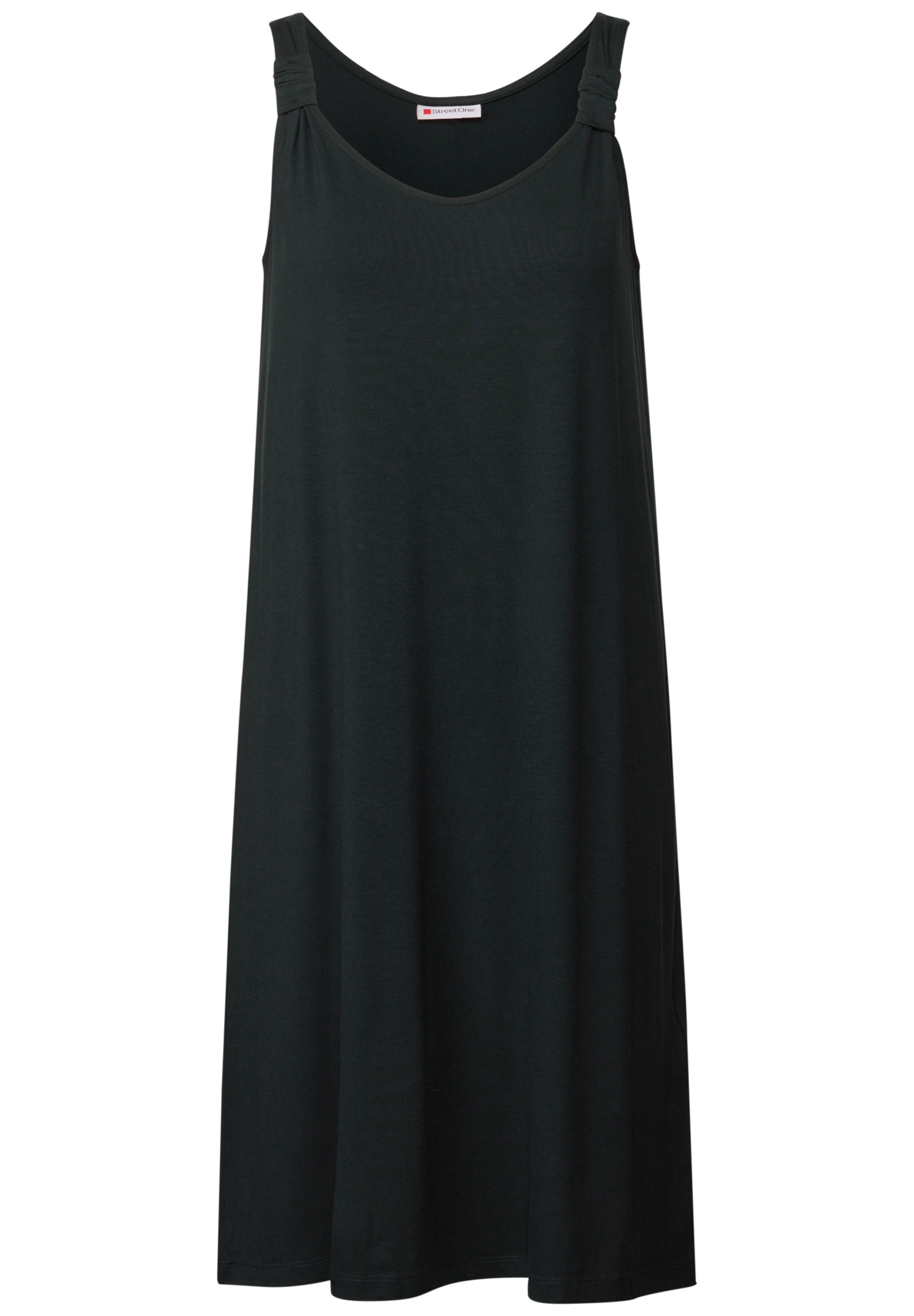 STREET ONE Shirtkleid, Sommerkleid mit Knotendetail, ärmellos