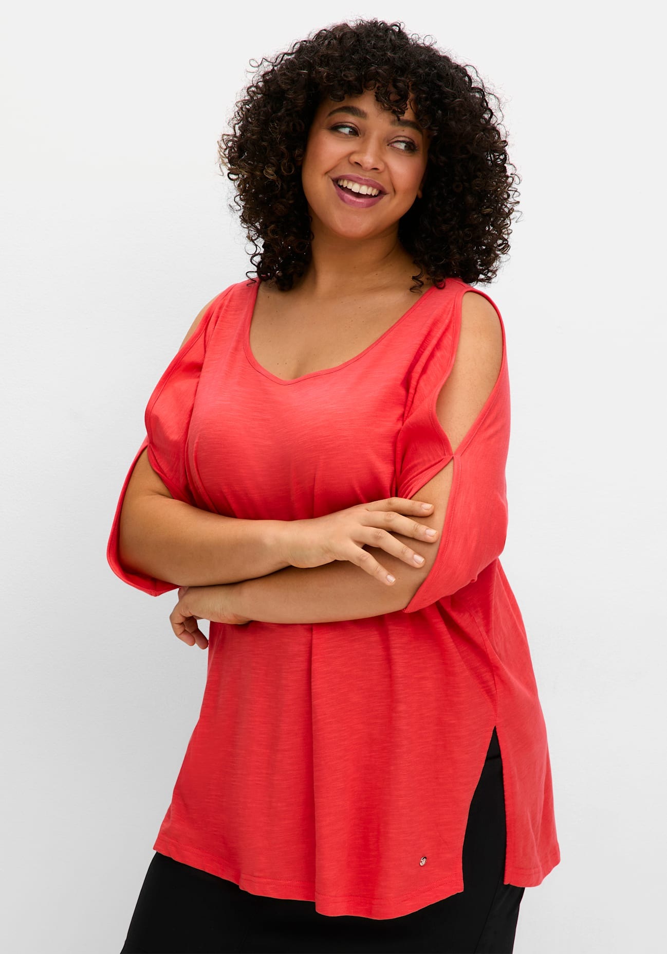 Sheego Longshirt "Longshirt" 1 Stk. günstig online kaufen