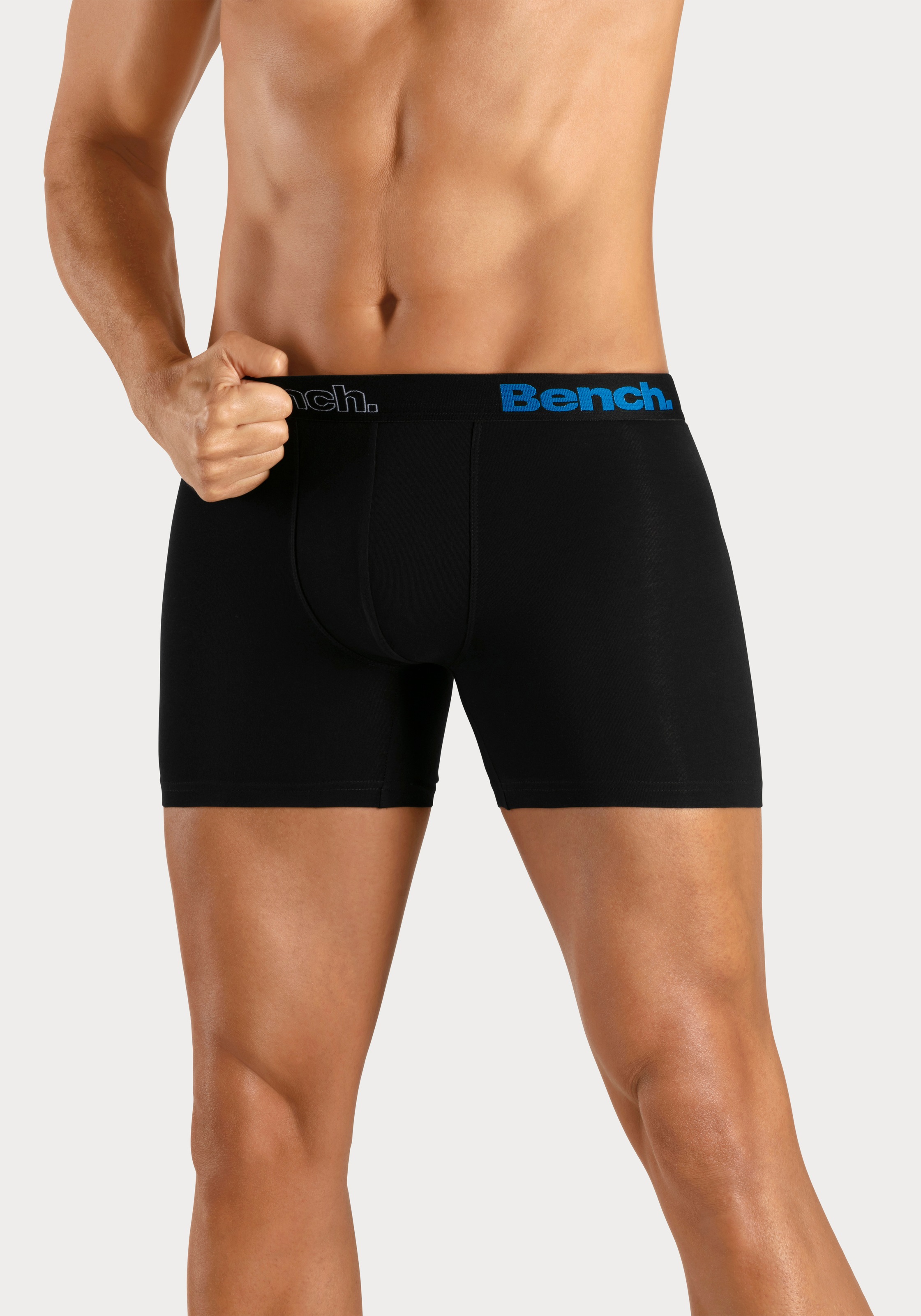 Bench. Langer Boxer "Boxershorts für Herren", 4 Stk. Unterhosen mit Logosch günstig online kaufen