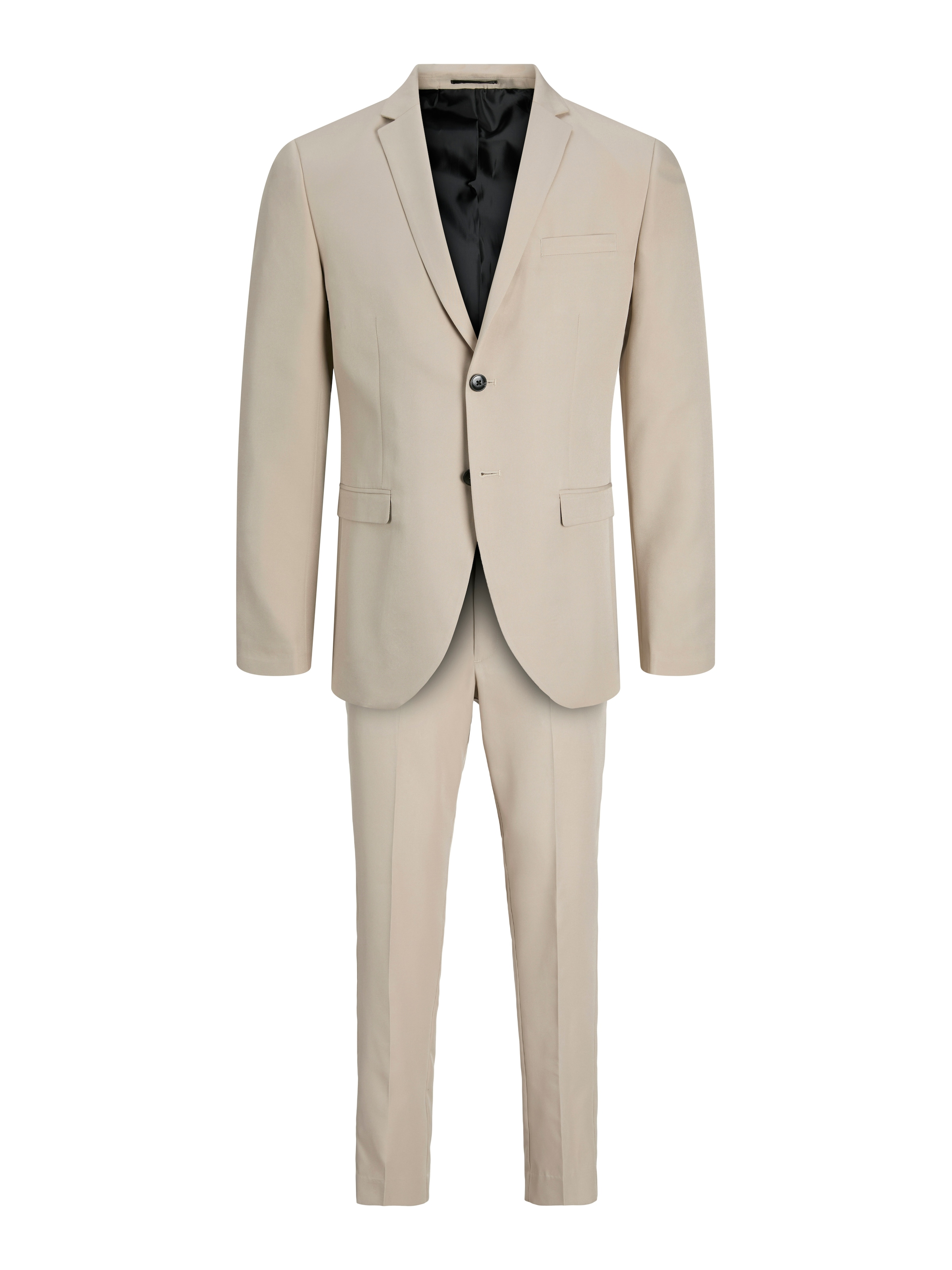 Jack & Jones Anzug »JPRCOSTA SUIT« Set, 2 tlg. tlg. sehr schmal aus Polyester, sehr schmale Passform, mit Reverskragen, Langarm-Sakko
