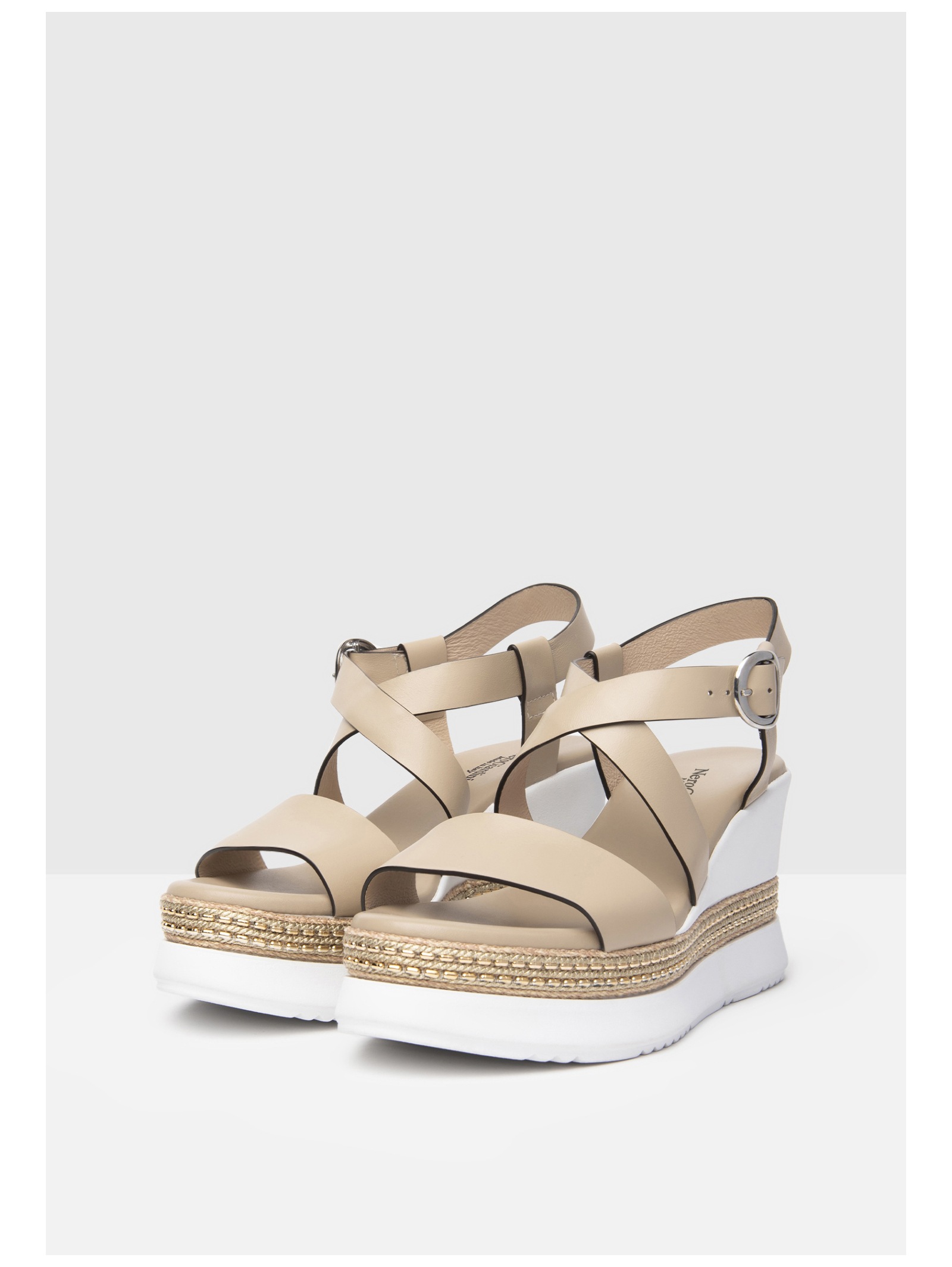 Nero Giardini Keilsandalette »Nero Giardini Sandalen Leder«