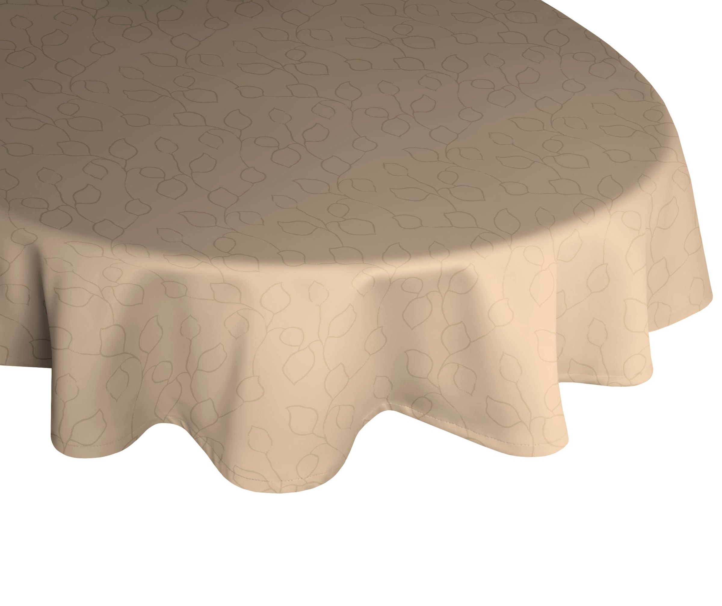 Wirth Tischdecke "Westport", (1 St.), Made in Germany, Jacquard Dekostoff, Blatt-Design, Pflegeleicht