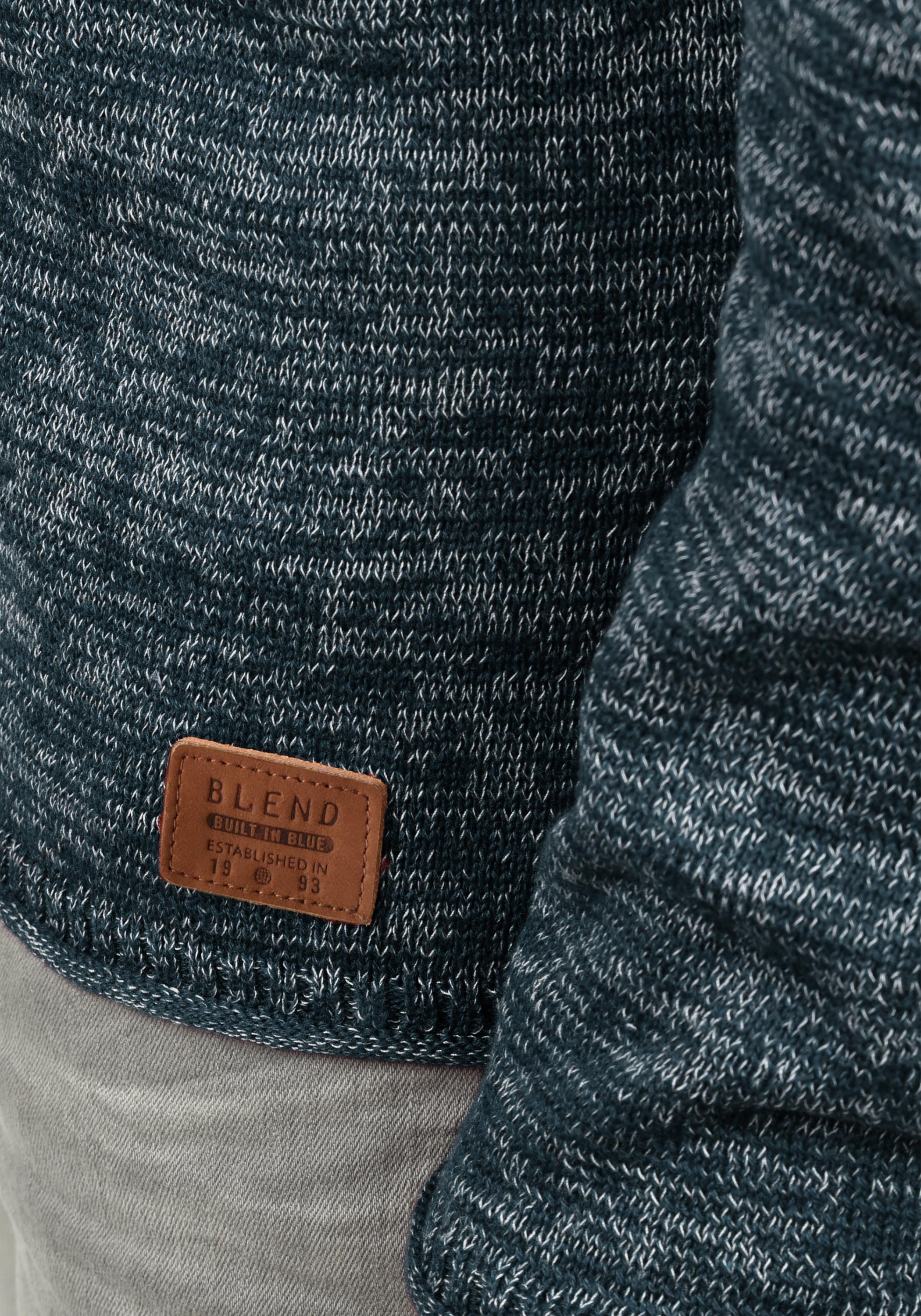 Blend Strickpullover »BHDan« Stilvoller Strickpullover mit aufgerollten Säumen