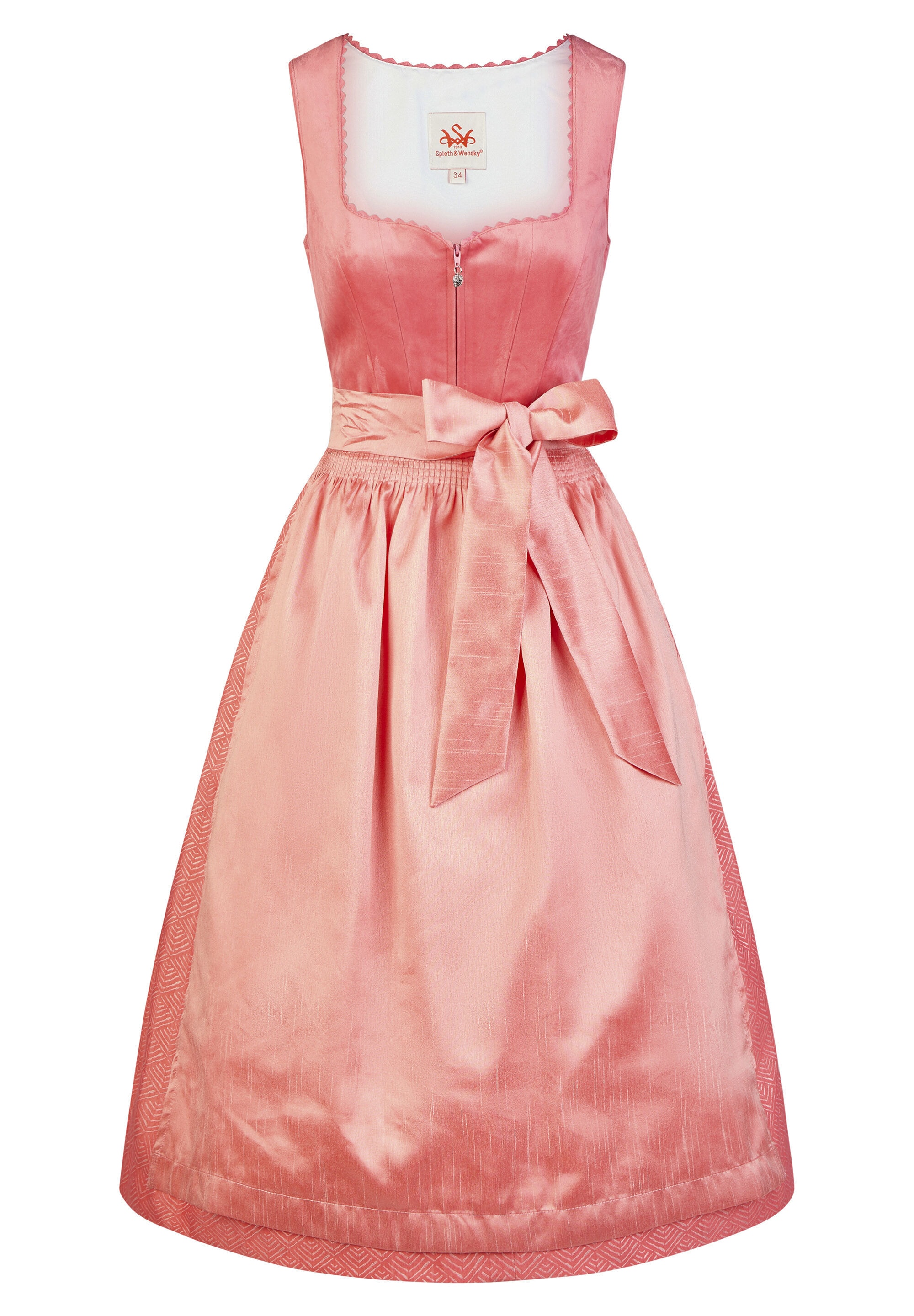Spieth & Wensky Dirndl "Hummel" feines Samtoberteil