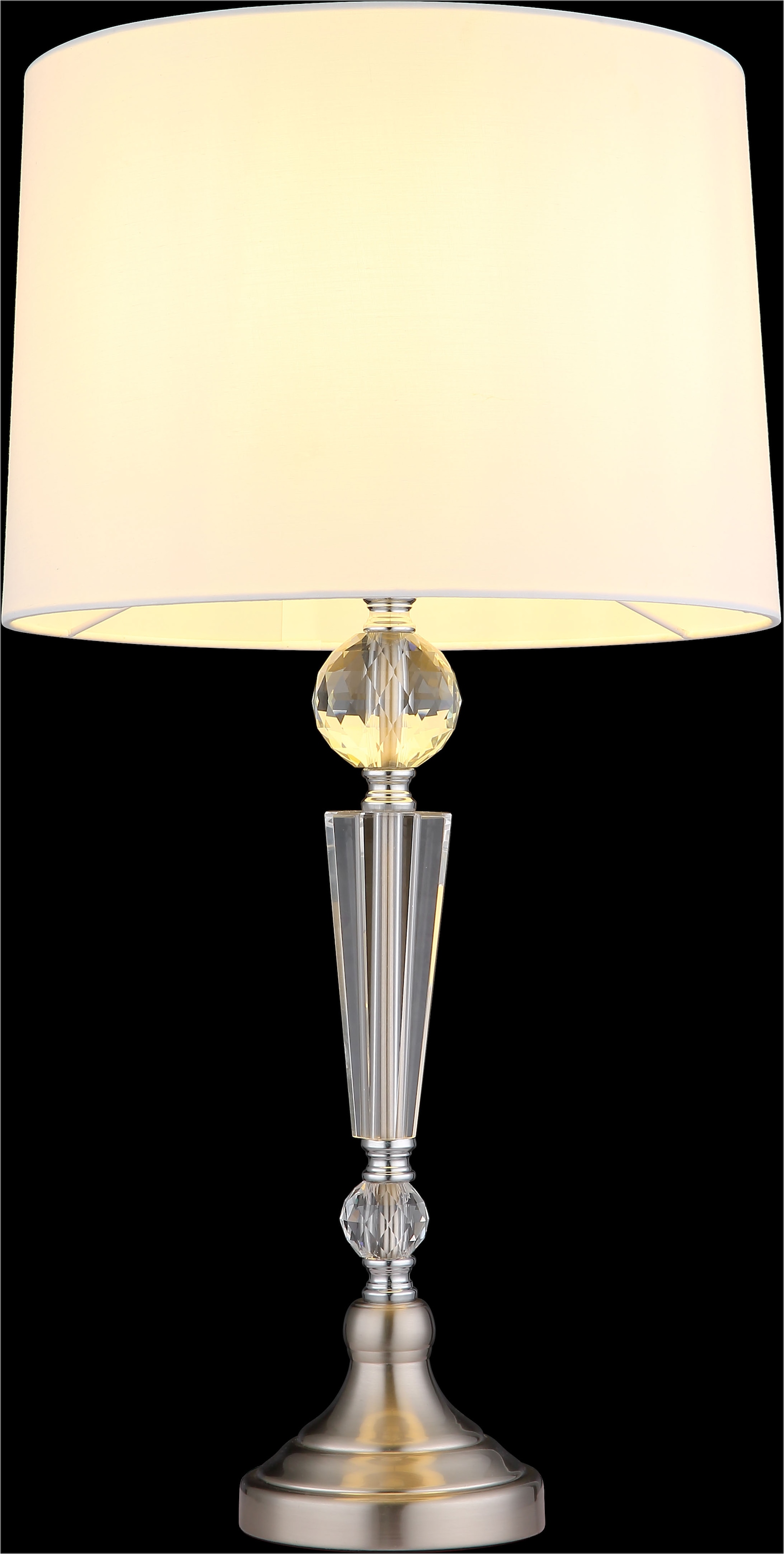 GLOBO LIGHTING Tischleuchte »ARRO« E27 1 Stk. Tischlampe/Schlafzimmer/Wohnzimmer/Textil