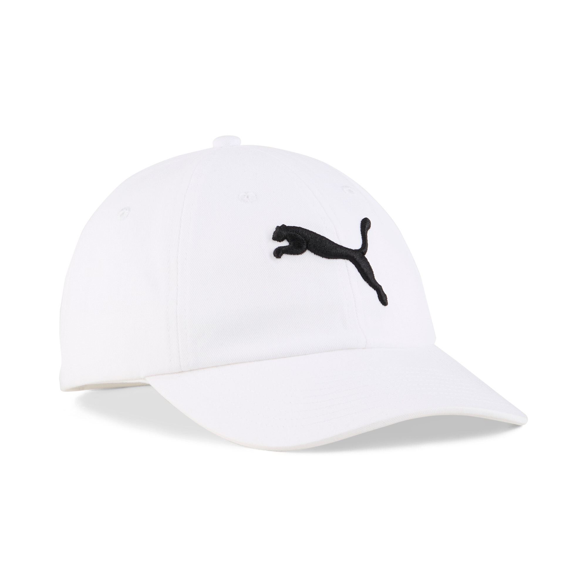 PUMA Herren Baseball Cap "ESS CAT BB CAP", weiß, unifarben, Baumwolle, Caps, sportlicher Stil, für Erwachsene, aus Baumwolle