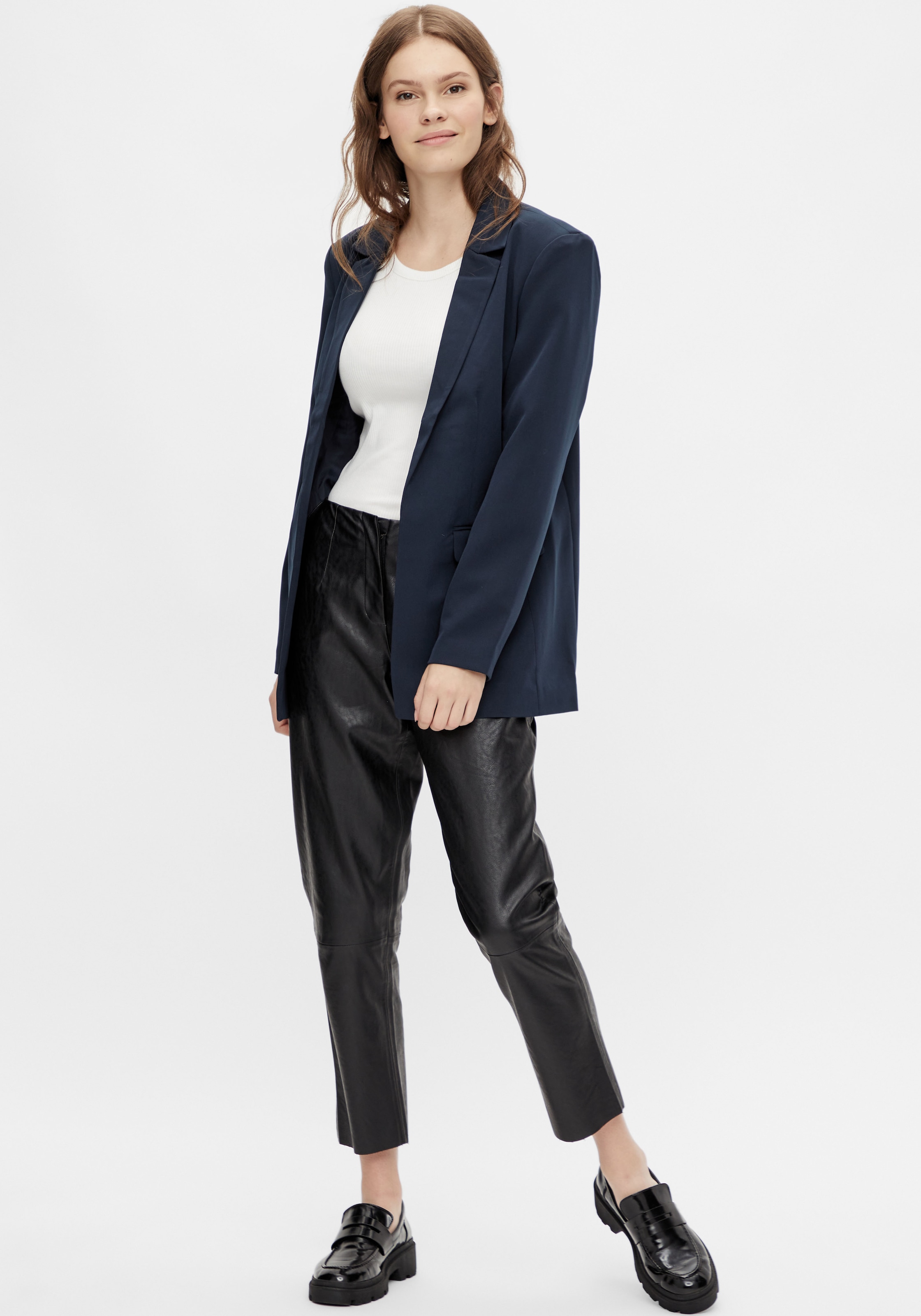 pieces Longblazer "PCBOSELLA LS LOOSE BLAZER NOOS", in leichter Oversize Fo günstig online kaufen