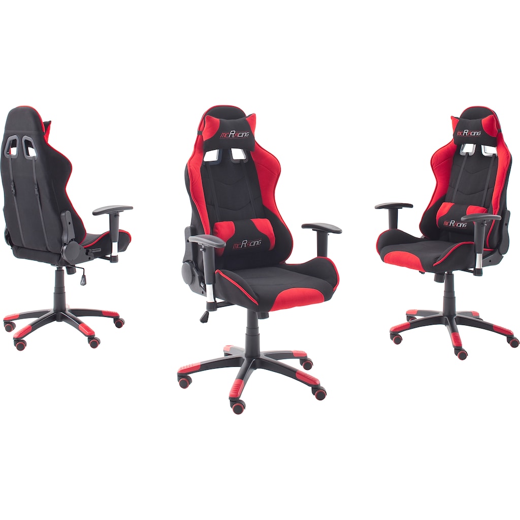 MCA furniture Gaming-Stuhl »MC Racing Gaming-Stuhl«, (Set), 1 St., Stoff