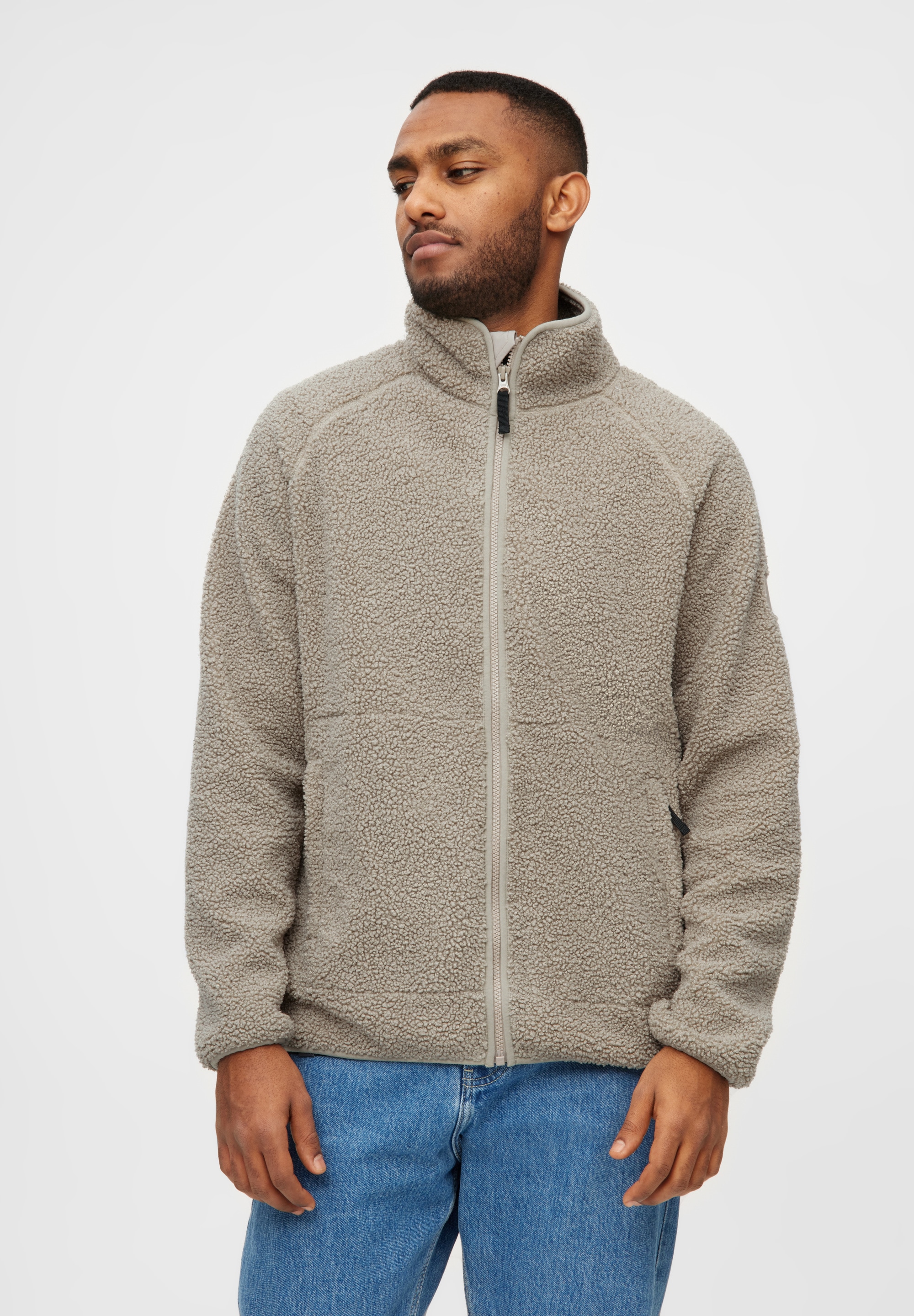 Derbe Fleecejacke "Kuschelby", ohne Kapuze, Recyceltes Fleece, Jersey innen günstig online kaufen