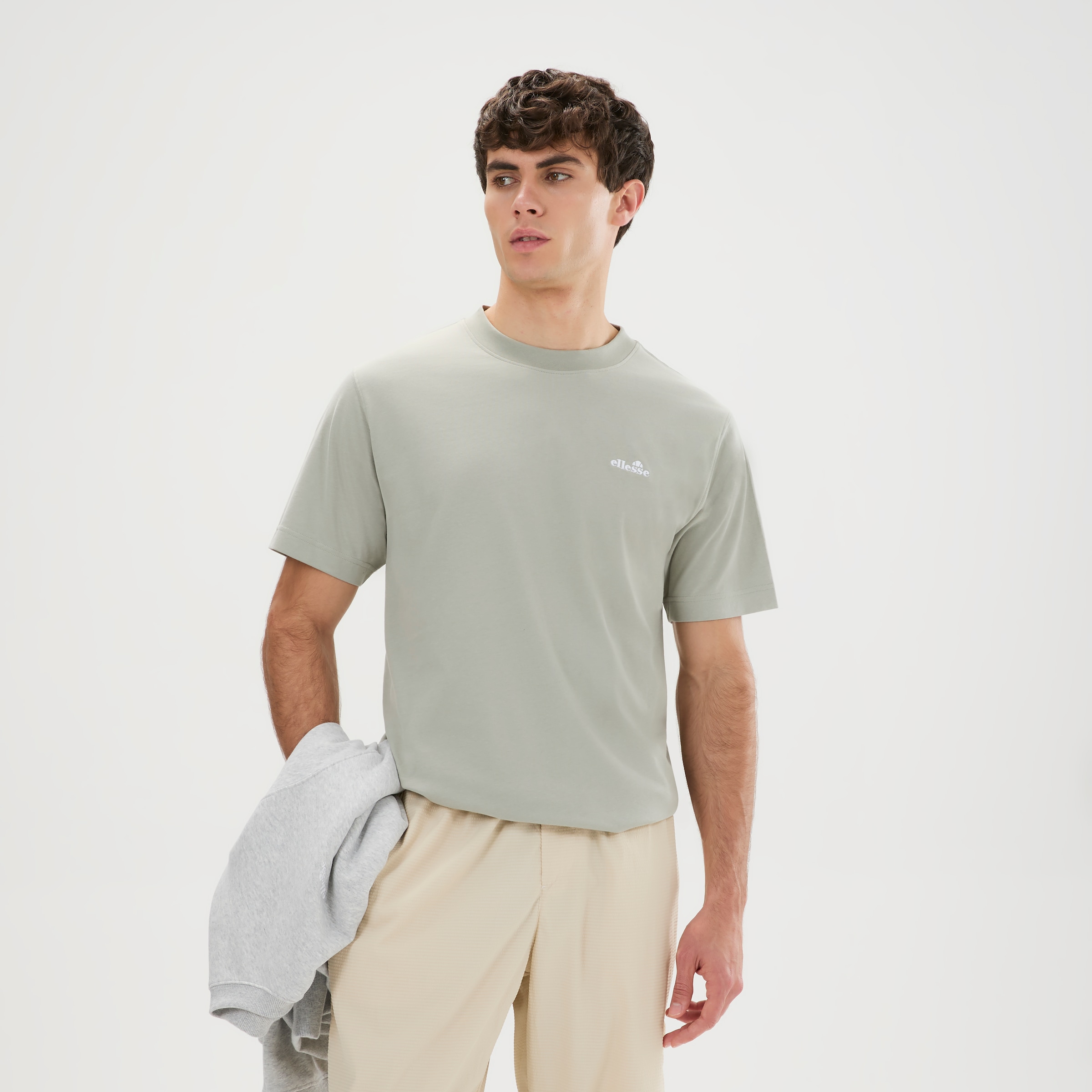 Ellesse T-Shirt »ACCIANO T-SHIRT« Kurzarm, ohne Verschluss, Rundhalsausschnitt