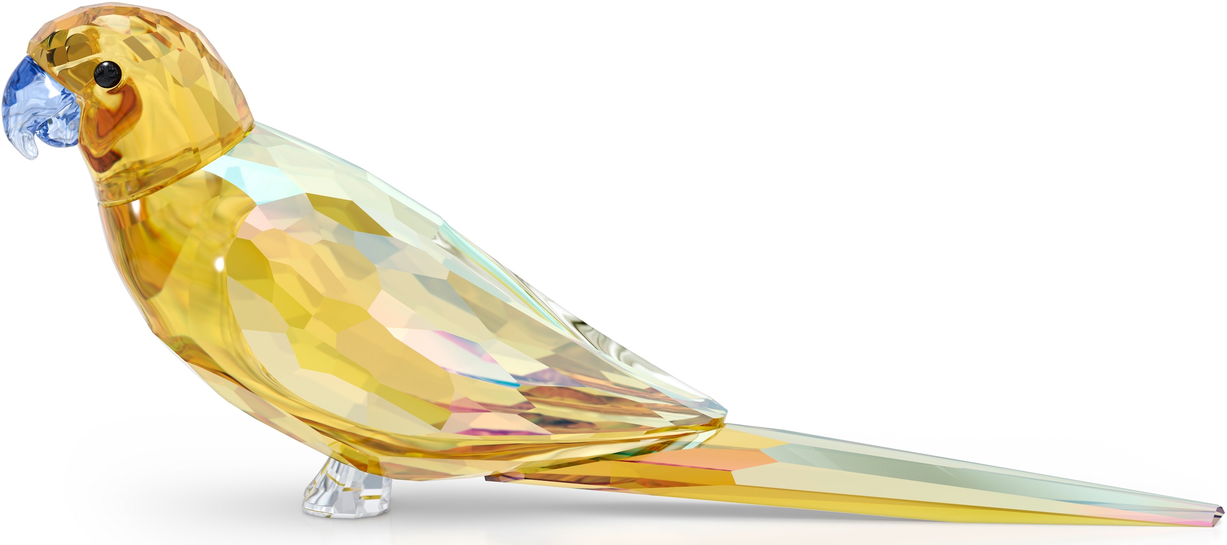 Swarovski Dekofigur »Kristallfigur Vogel Jungle Swarovski® | Gelbbauchsittich Kristall 5619217«, BAUR Beats Lechee