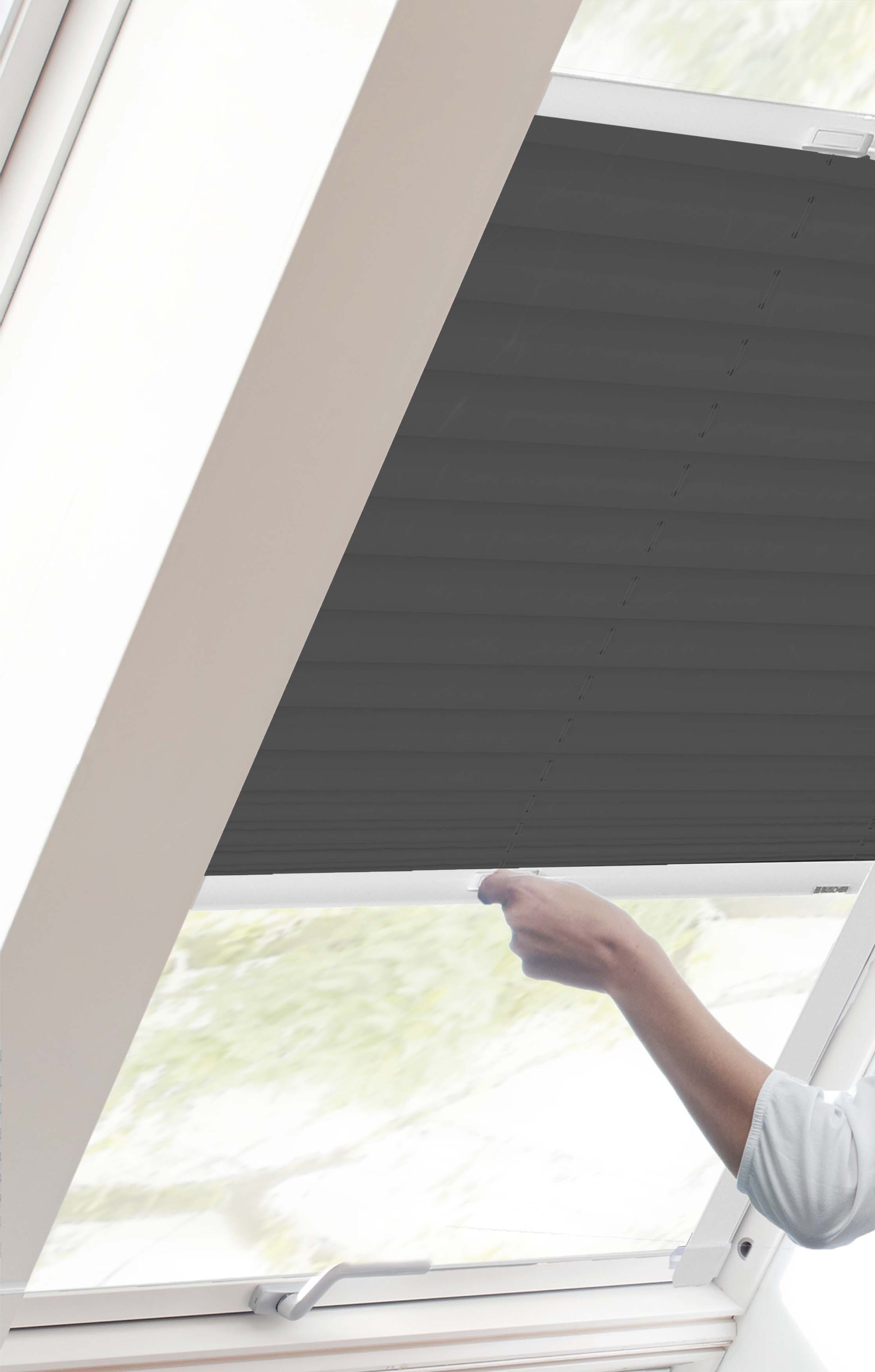 sunlines Dachfensterplissee »Young BAUR Lichtschutz, | mit Führungsschienen verspannt, Style Crush«, bestellen