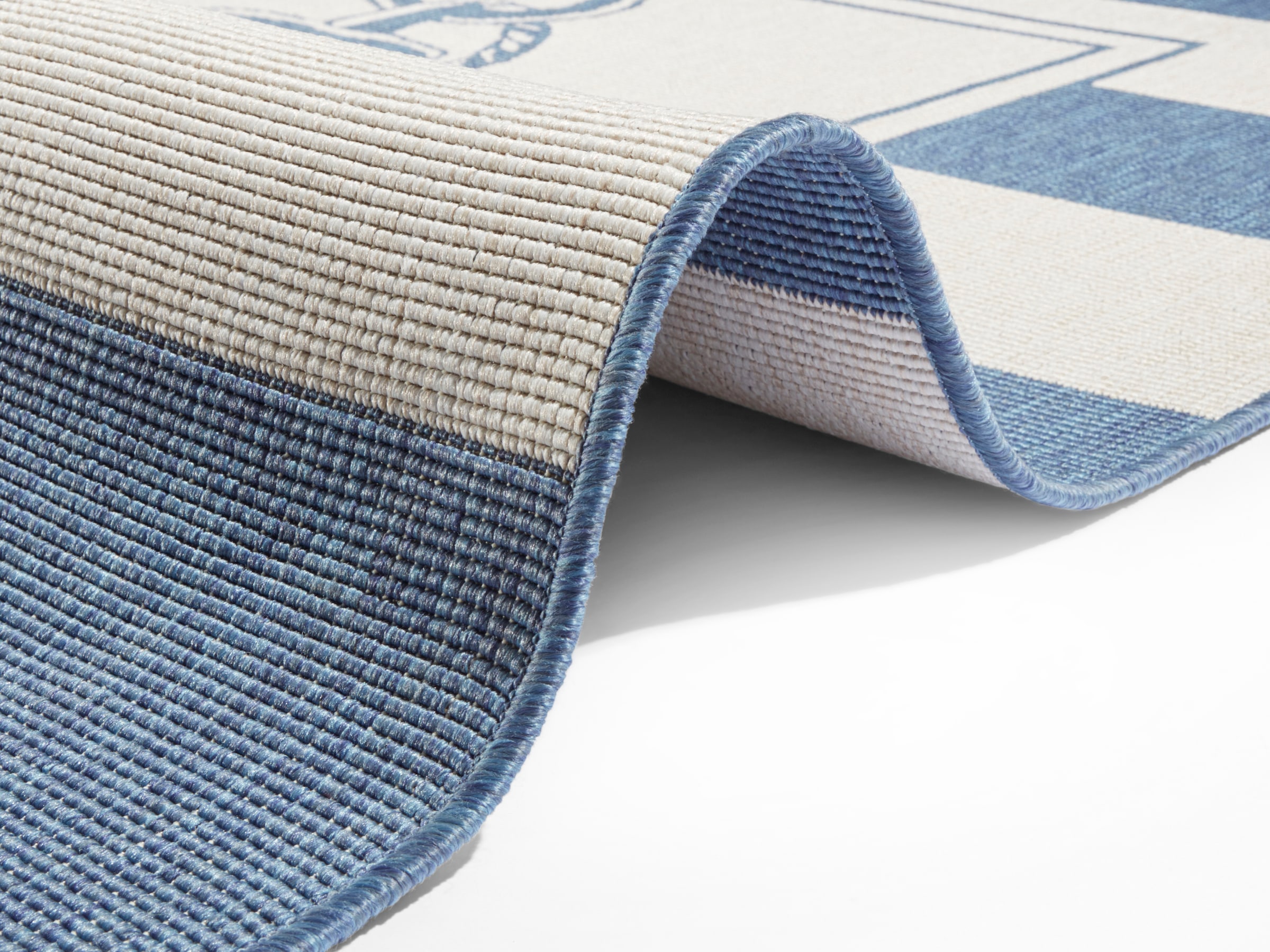 NORTHRUGS Teppich »Gandara«, rechteckig, 5 mm Höhe, In-& Outdoor, Teppich, Wetterfest, Balkon, Garten, Wohnzimmer, Modern