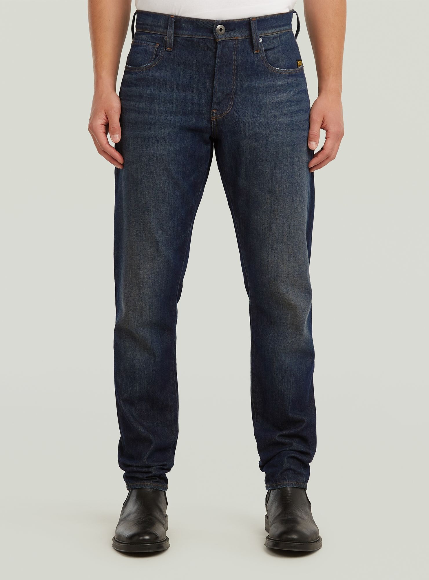 G-STAR Regular-fit-Jeans "3301 Straight Tapered Jeans" günstig online kaufen