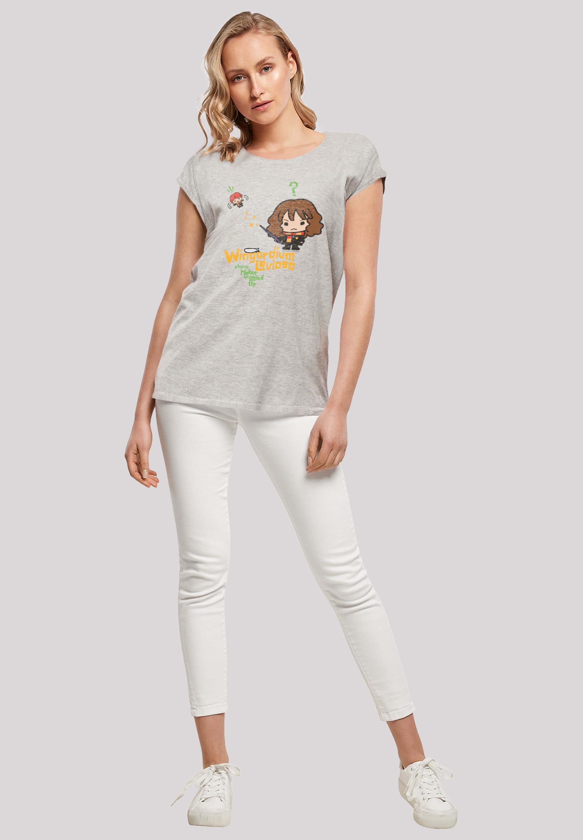 F4NT4STIC T-Shirt »Harry Potter Hermione Granger Wingardium«, Print