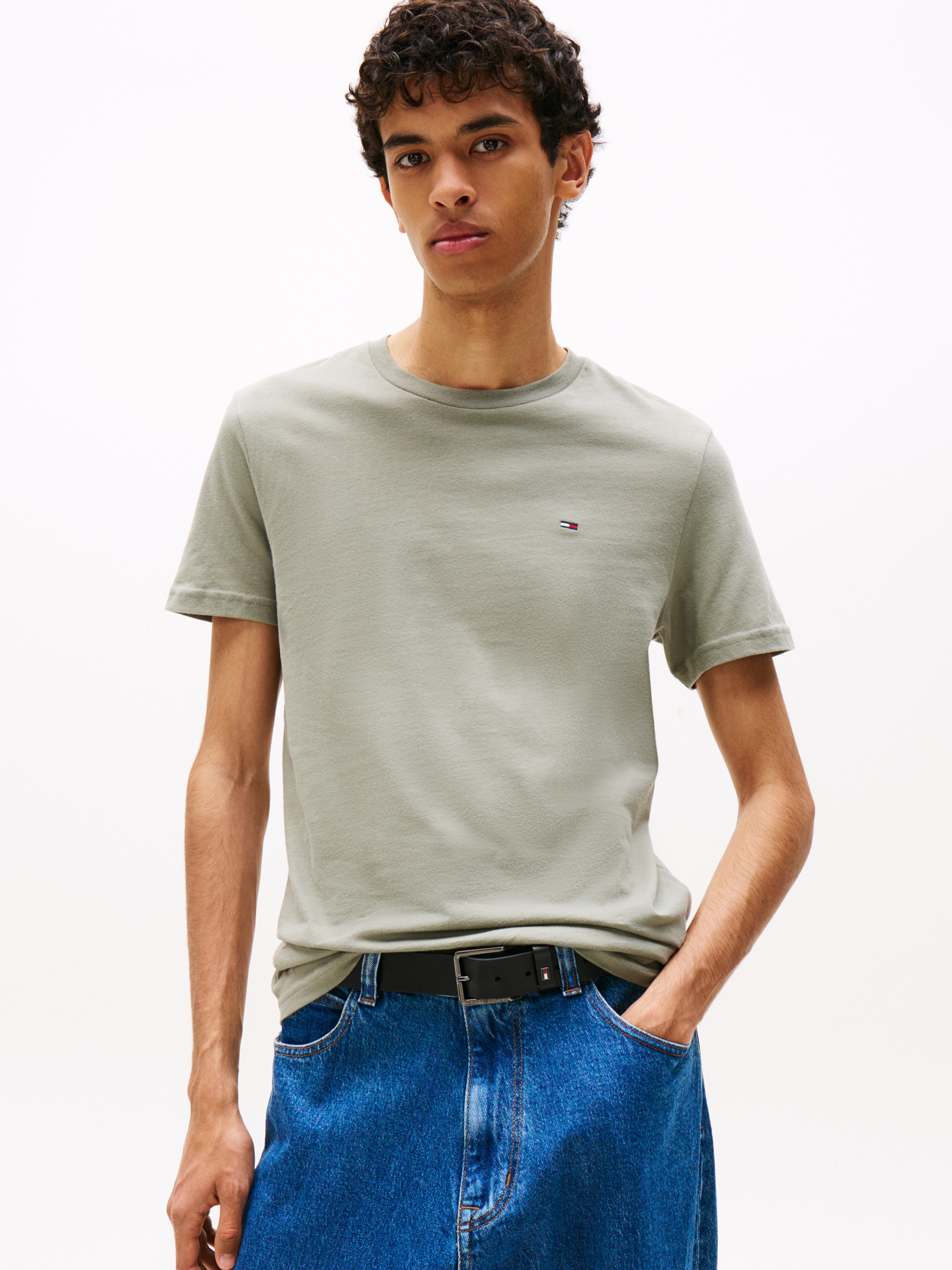 Tommy Jeans Rundhalsshirt "TJM XSLIM 2PACK JERSEY TEE EXT", 2er-Packer Pack günstig online kaufen