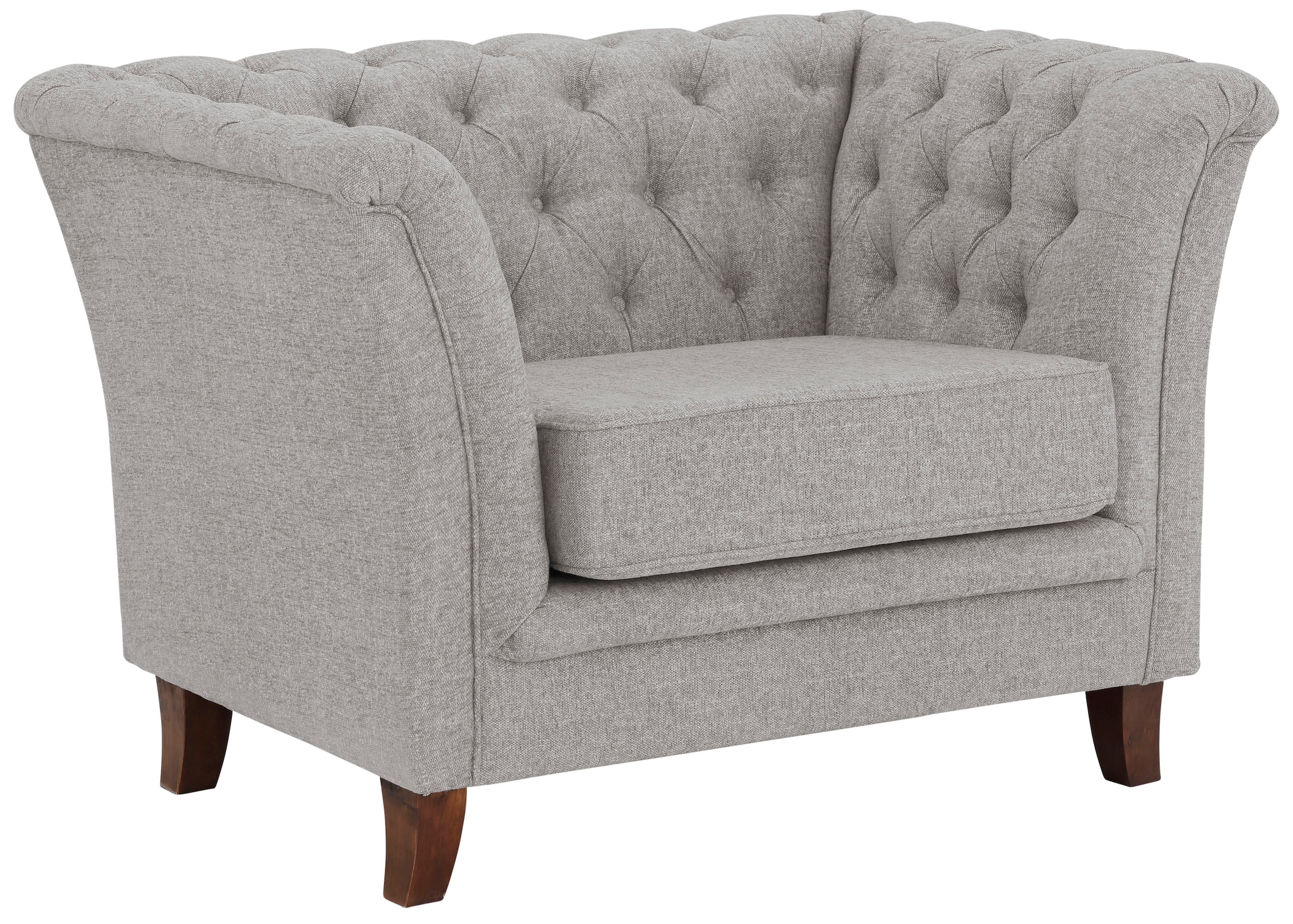 Home affaire Chesterfield-Sessel »Dover Sessel«, passend zur "Dover"-Serie mit Knopfheftung und losem Sitzkissen