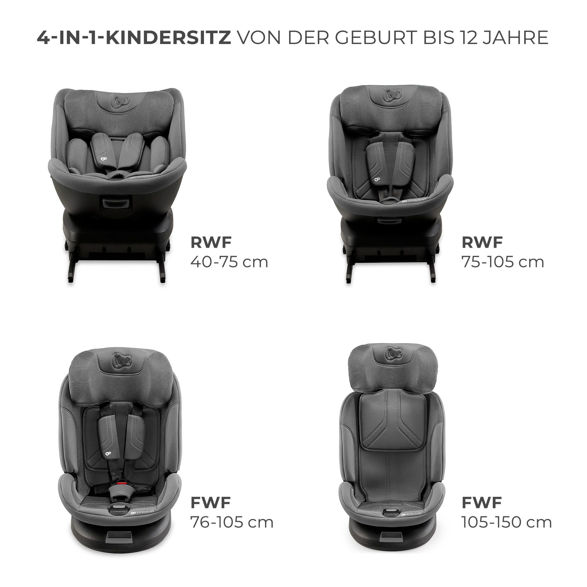 Kinderkraft Autokindersitz »XPEDITION 3 i-Size«, 360° – drehbarer Kindersitz