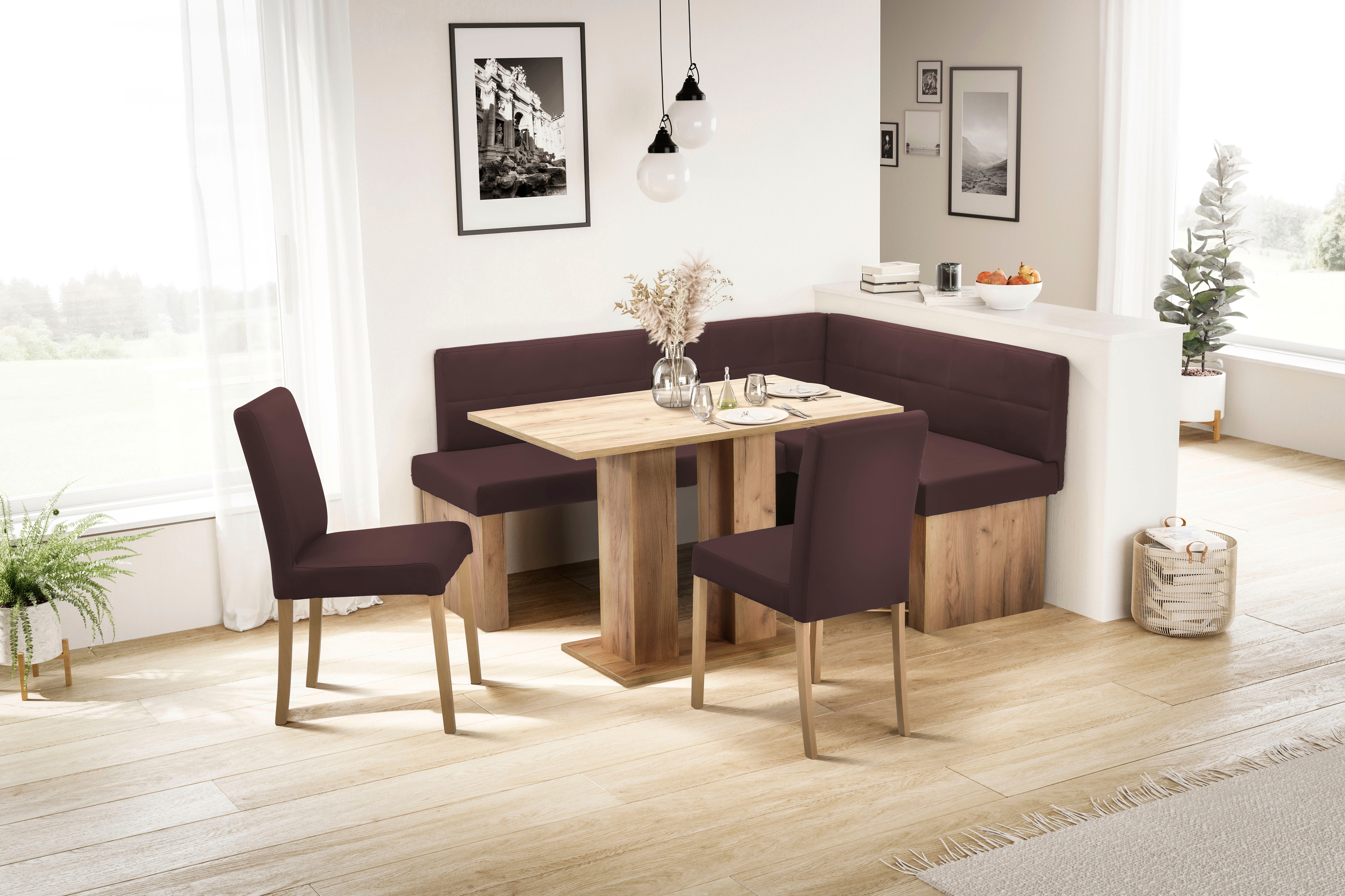 massivline&more Eckbank "Anna 2" Breite 169 cm