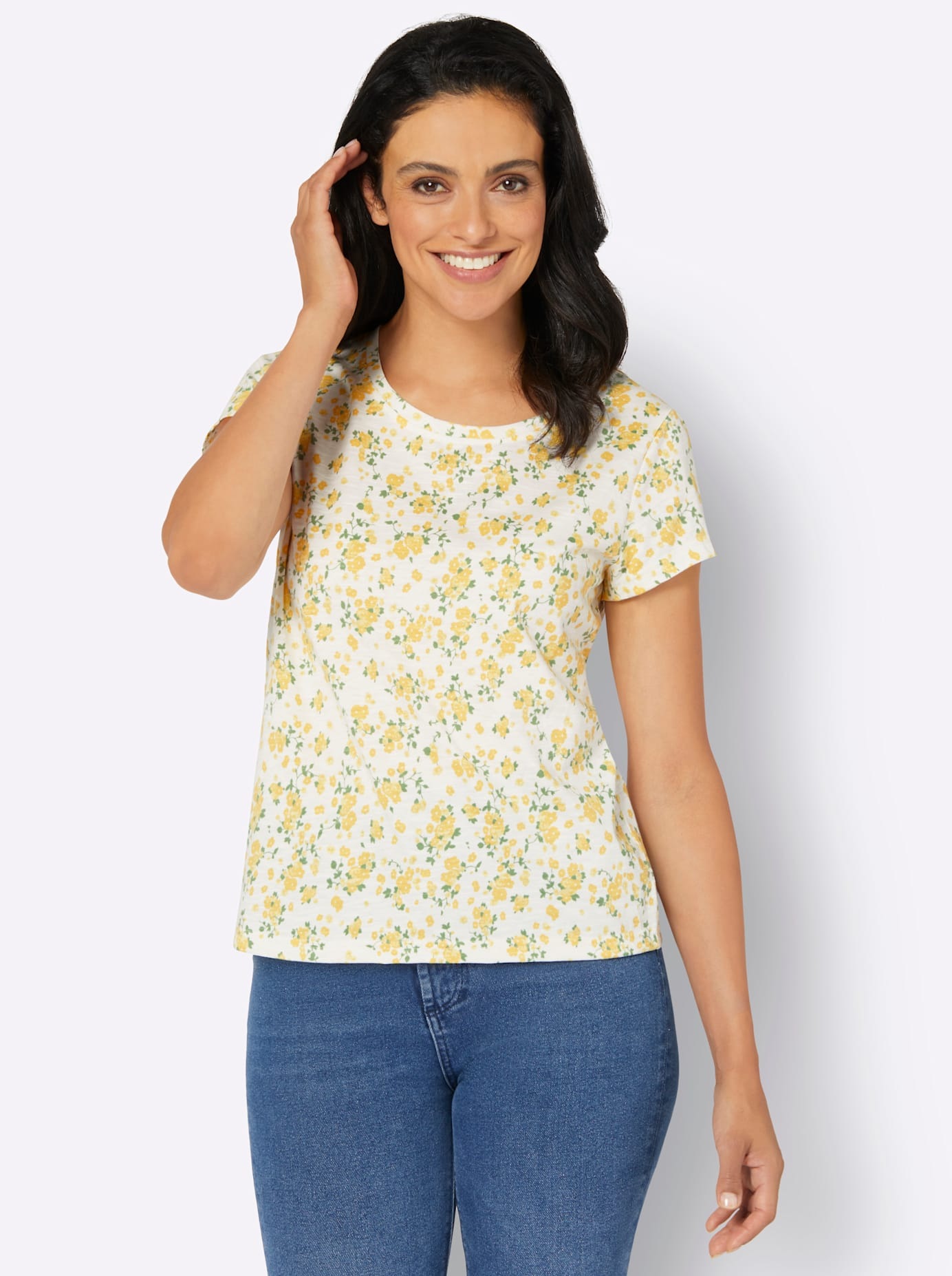 Inspirationen Rundhalsshirt "Druck-Shirt" 1 Stk. günstig online kaufen