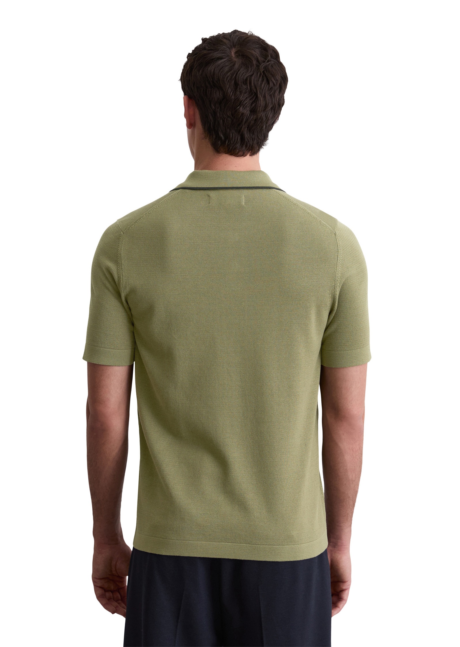 Marc O'Polo Kurzarmpullover »aus reiner Bio-Baumwolle«