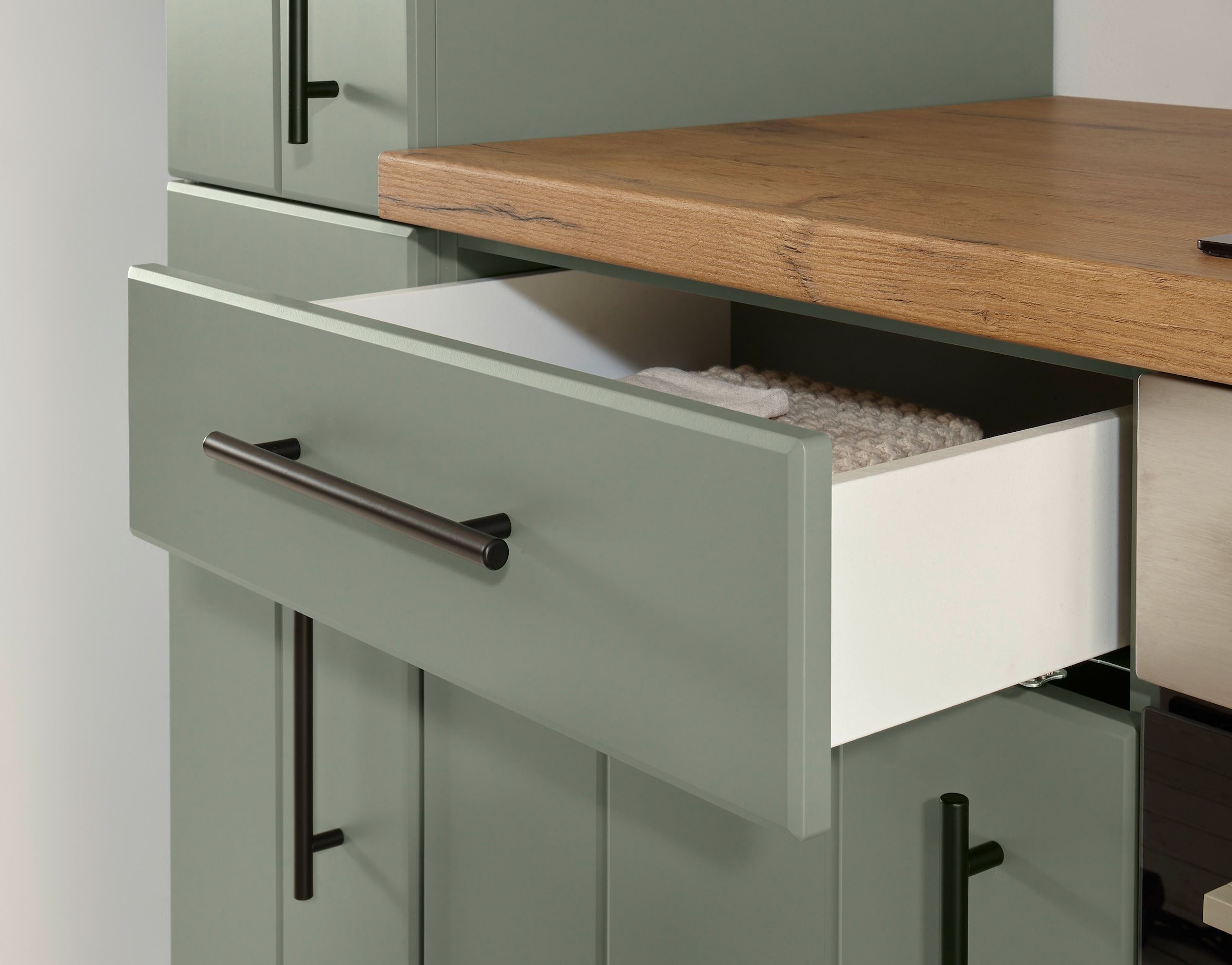 RESPEKTA Winkelküche »Anton« Breite 280 cm, 90 cm Arbeitshöhe, wahlweise mit und ohne E-Geräte