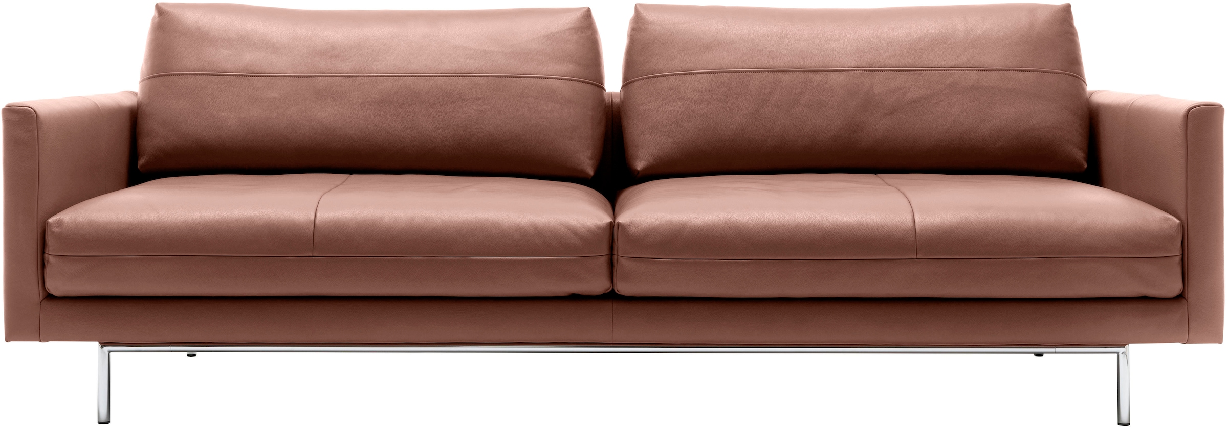 3,5-Sitzer »CR.414, Designsofa, edles Sofa, Loungesofa, Ledersofa, klares Design«, aus...