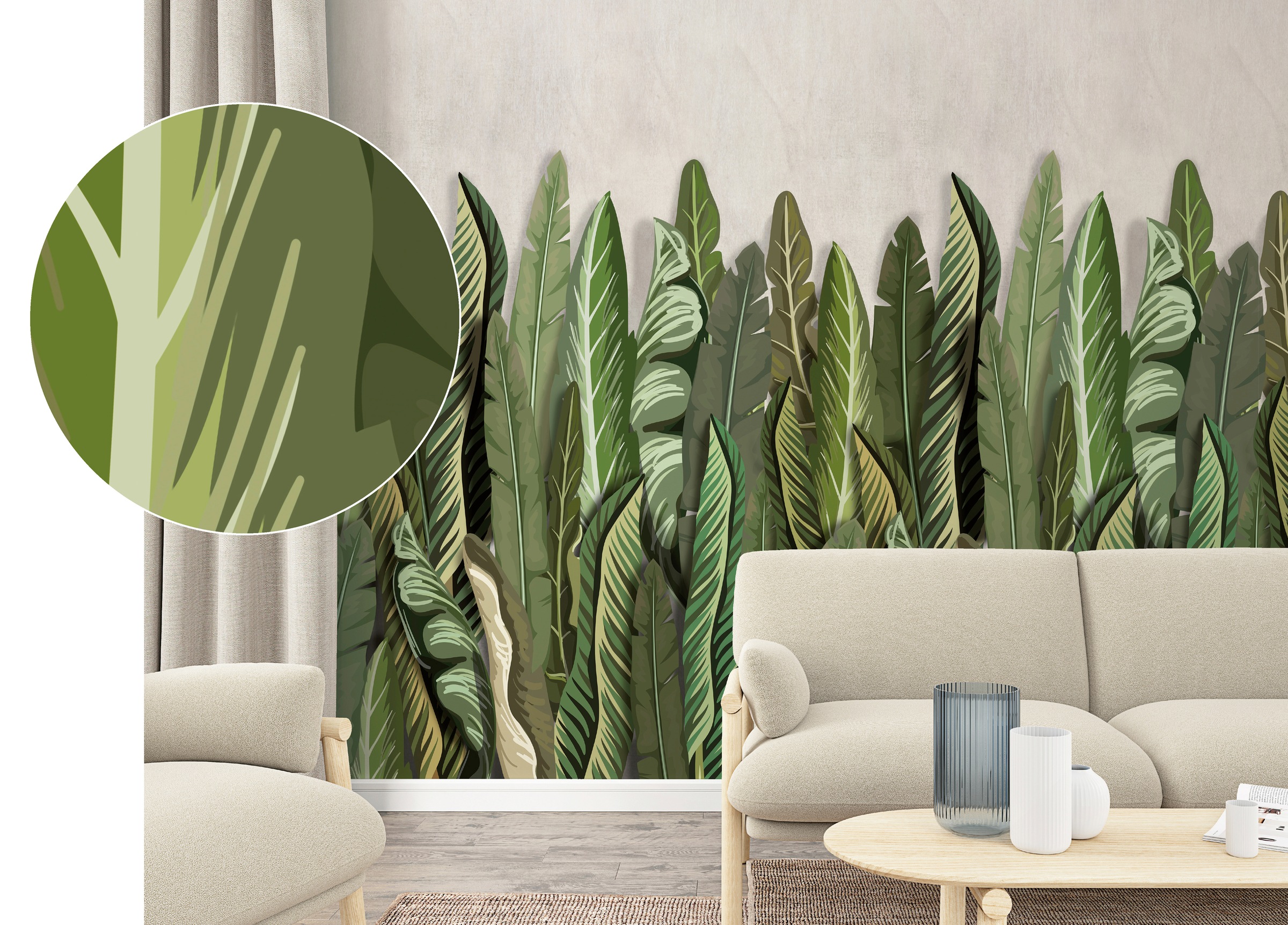 Marburg Fototapete, botanisch, moderne Tapete für Wohnzimmer Schlafzimmer Küche