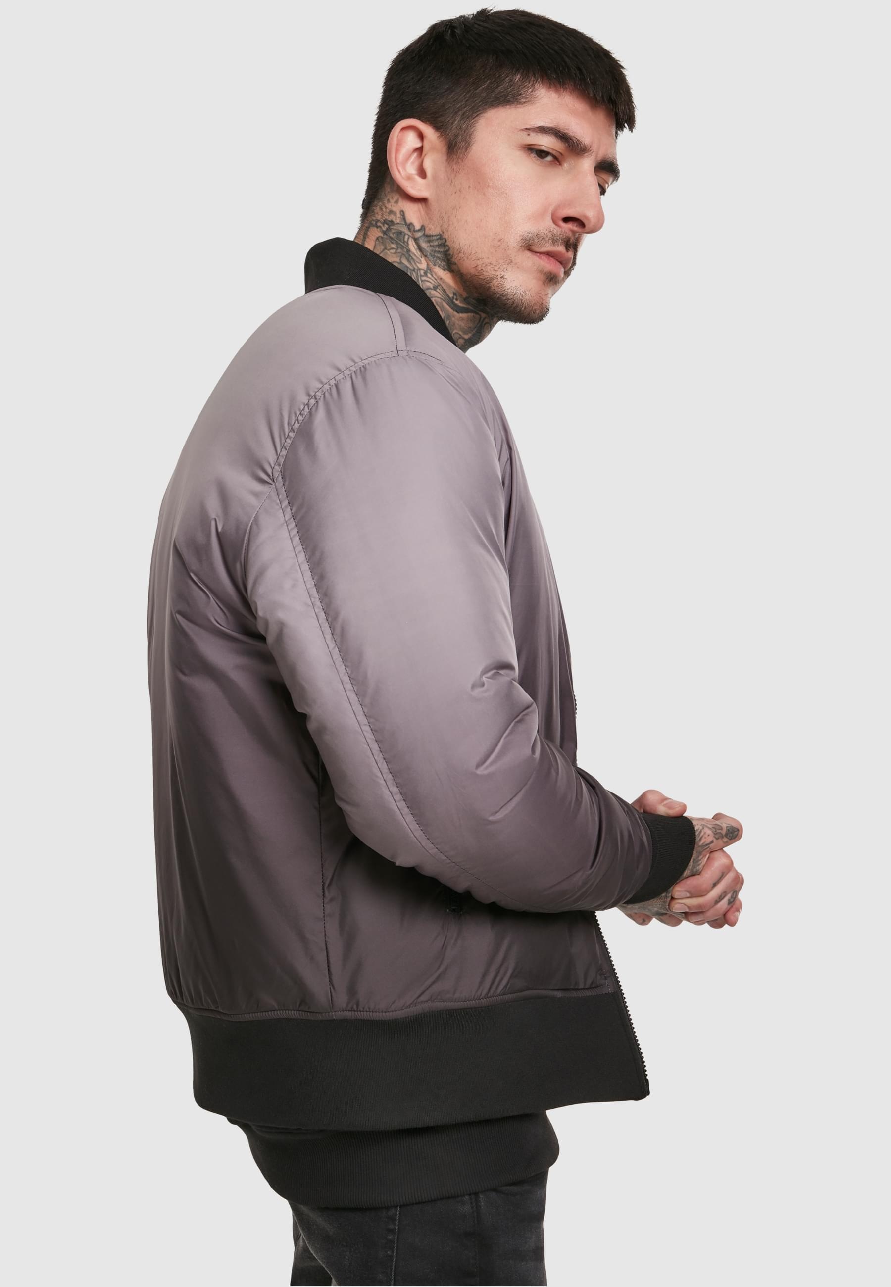 URBAN CLASSICS Allwetterjacke »Urban Classics Herren Gradient Bomber Jacket«, (1 St.), ohne Kapuze