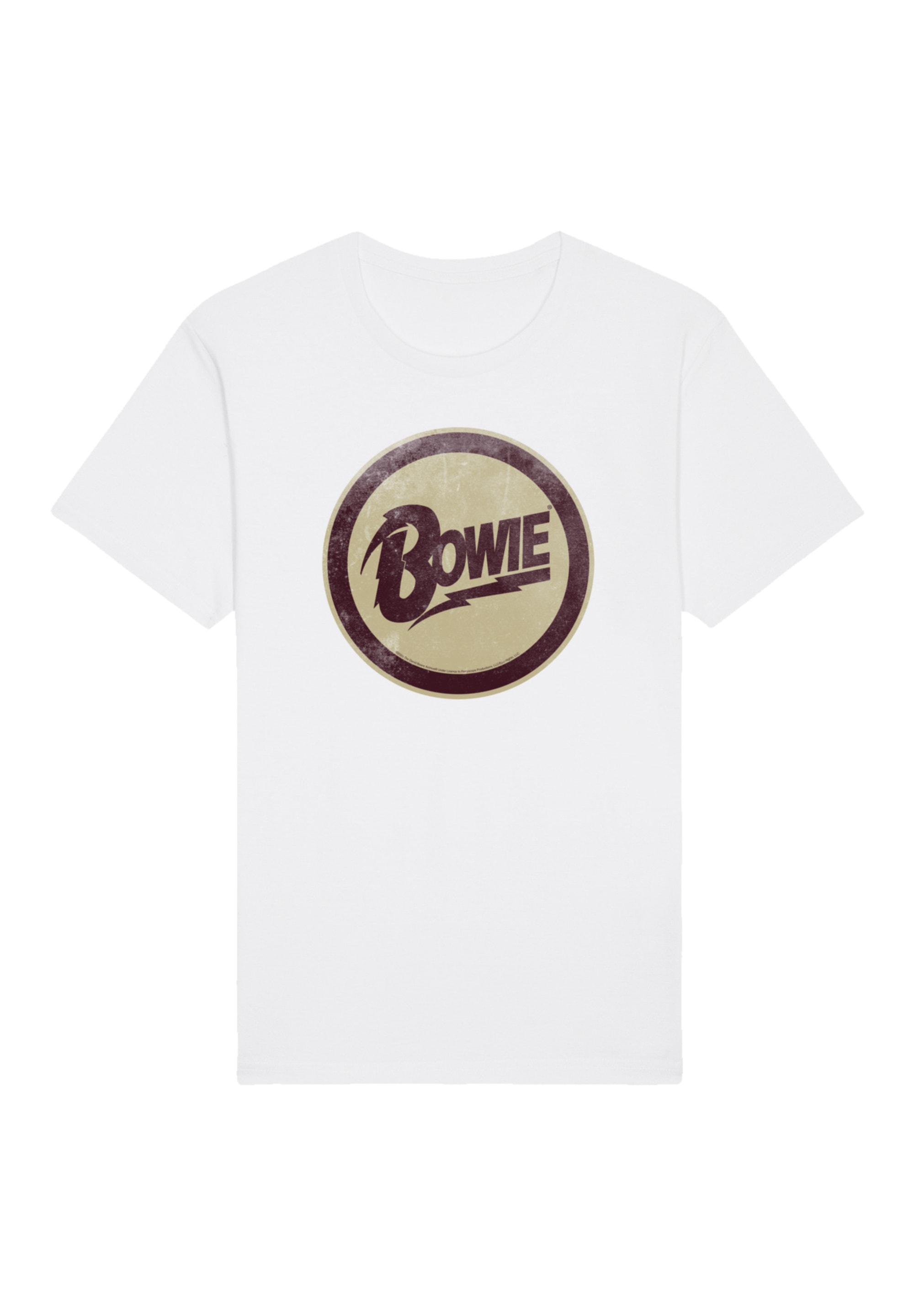 F4NT4STIC T-Shirt »David Bowie Circle Logo«, Premium Qualität