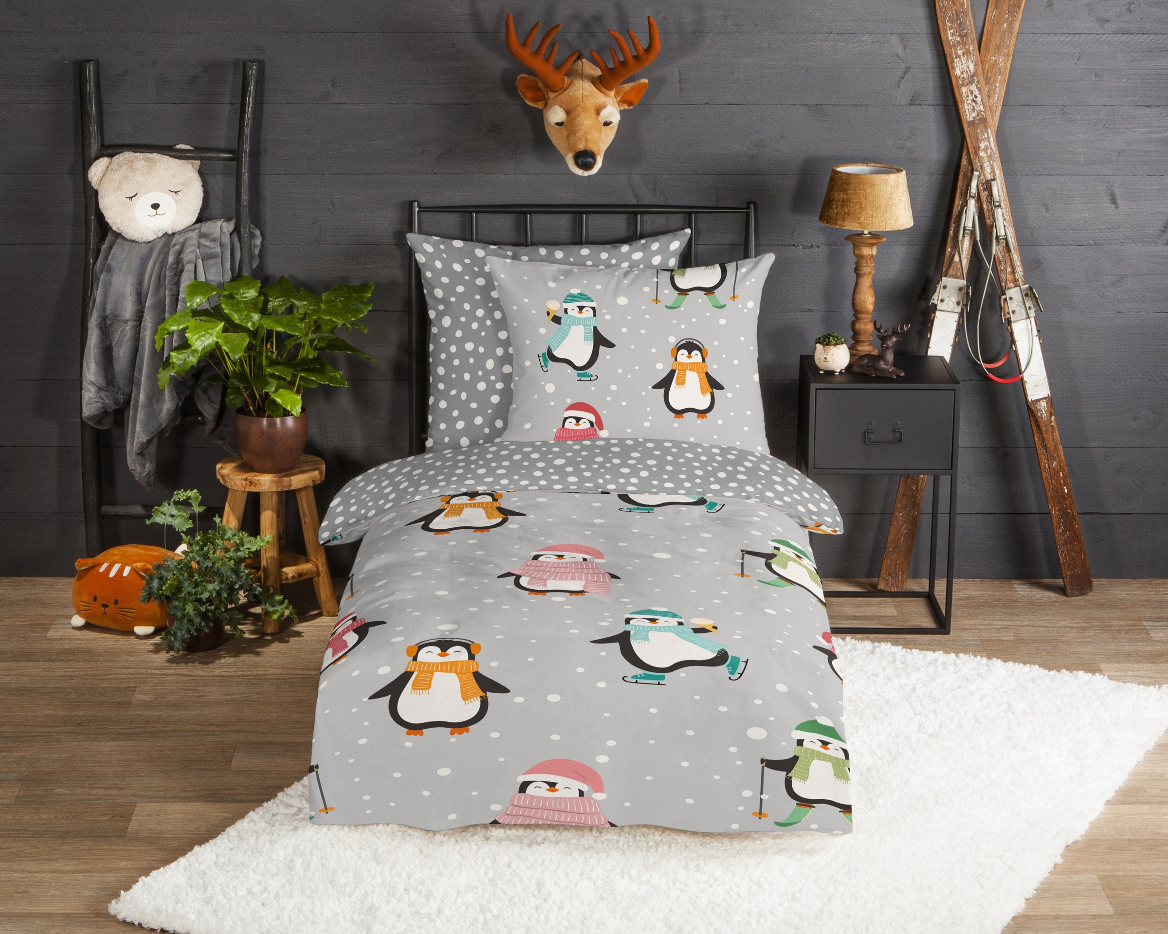 good morning Kinderbettwäsche "Liammu" 2 Stk. Flanell Biber, 135x200, Warm, günstig online kaufen