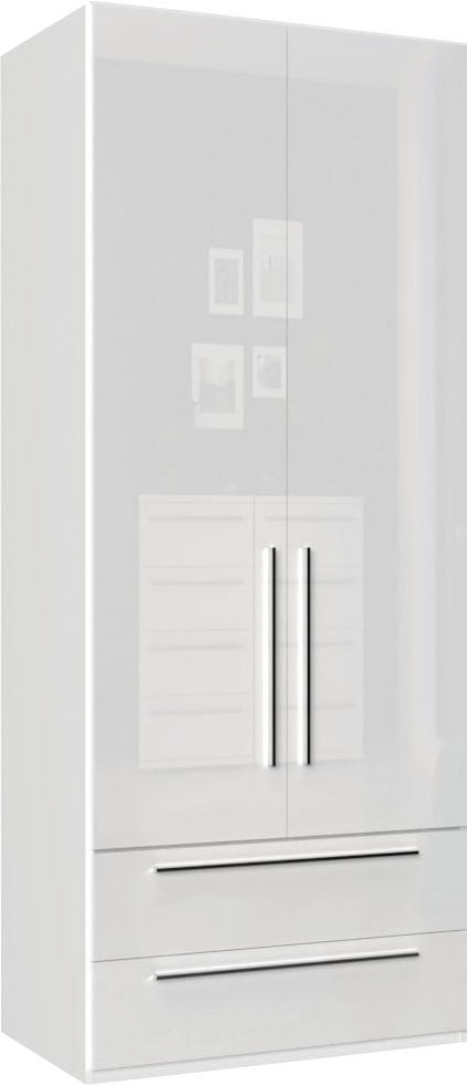Places of Style Kleiderschrank "Piano, UV lackiert, hochglänzend in beige o günstig online kaufen