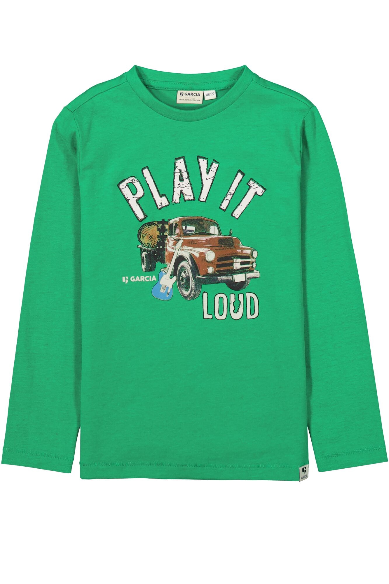 Garcia Langarmshirt »PLAY IT LOUD«